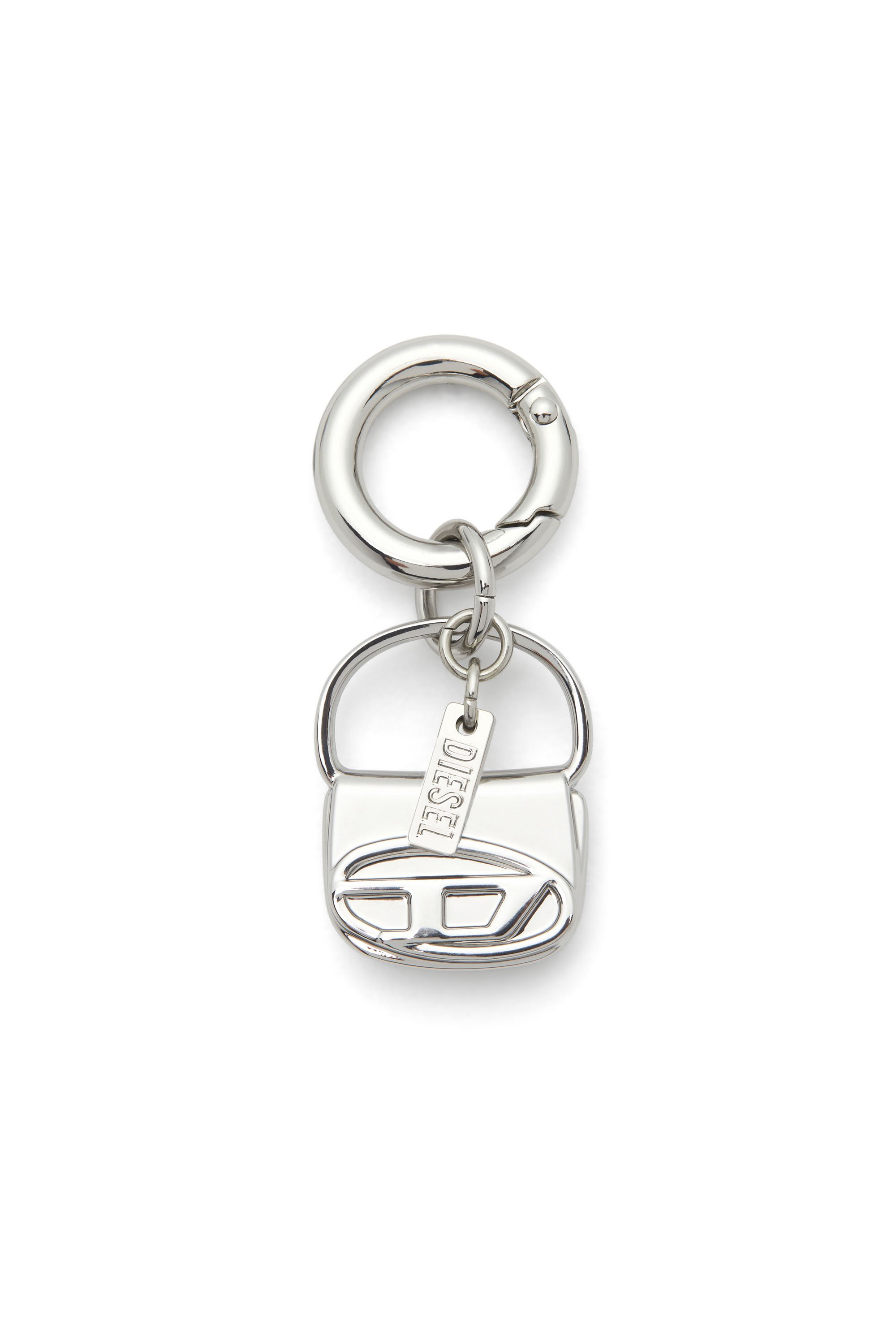 Diesel - CHARM-1DR, Woman's Metal charm with mini 1DR charm in Silver - 1