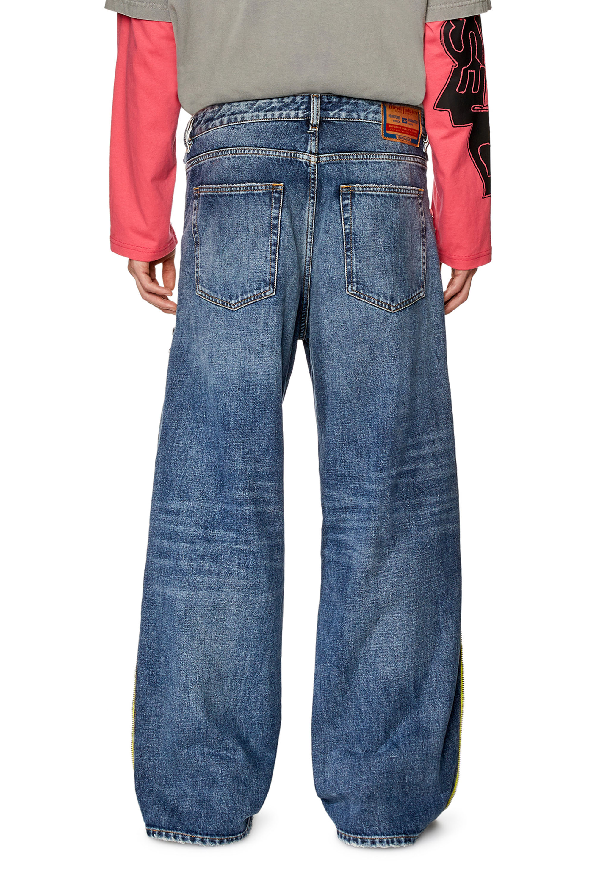 Diesel - Straight Jeans D-Rise 007R9, Medium blue - Image 2