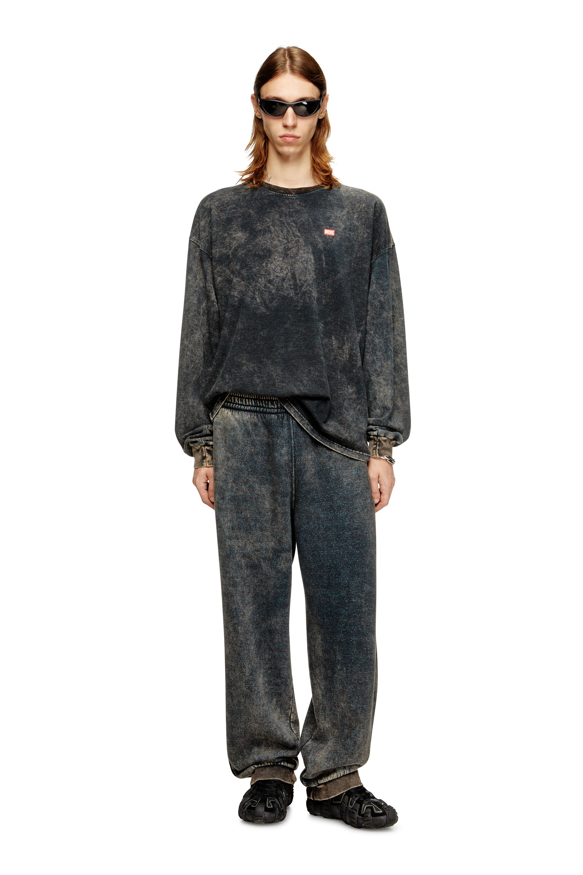 Diesel - T-BOXT-LS-T3, Man's Cotton long sleeve T-shirt in Black - 1