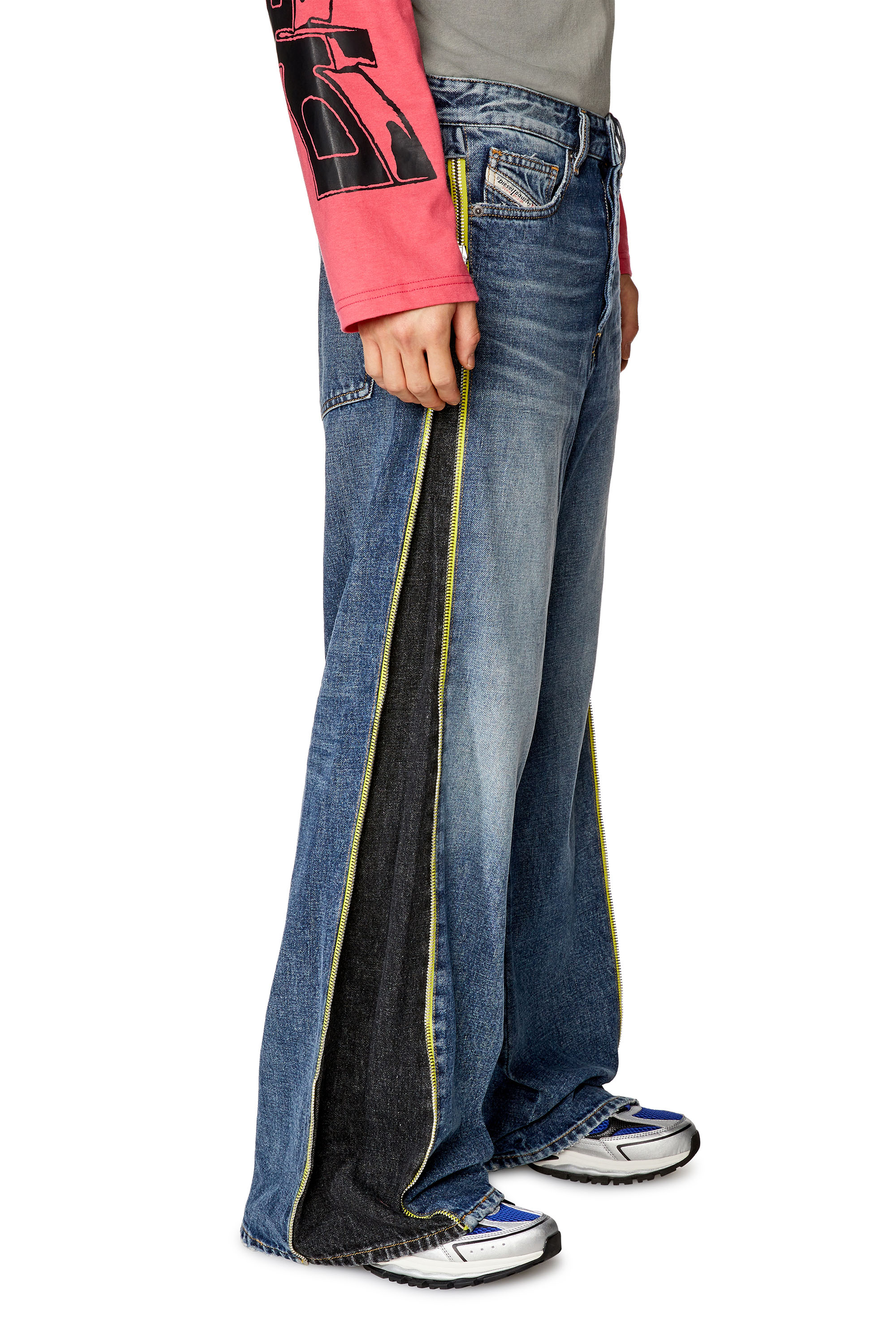 Diesel - Straight Jeans D-Rise 007R9, Medium blue - Image 3