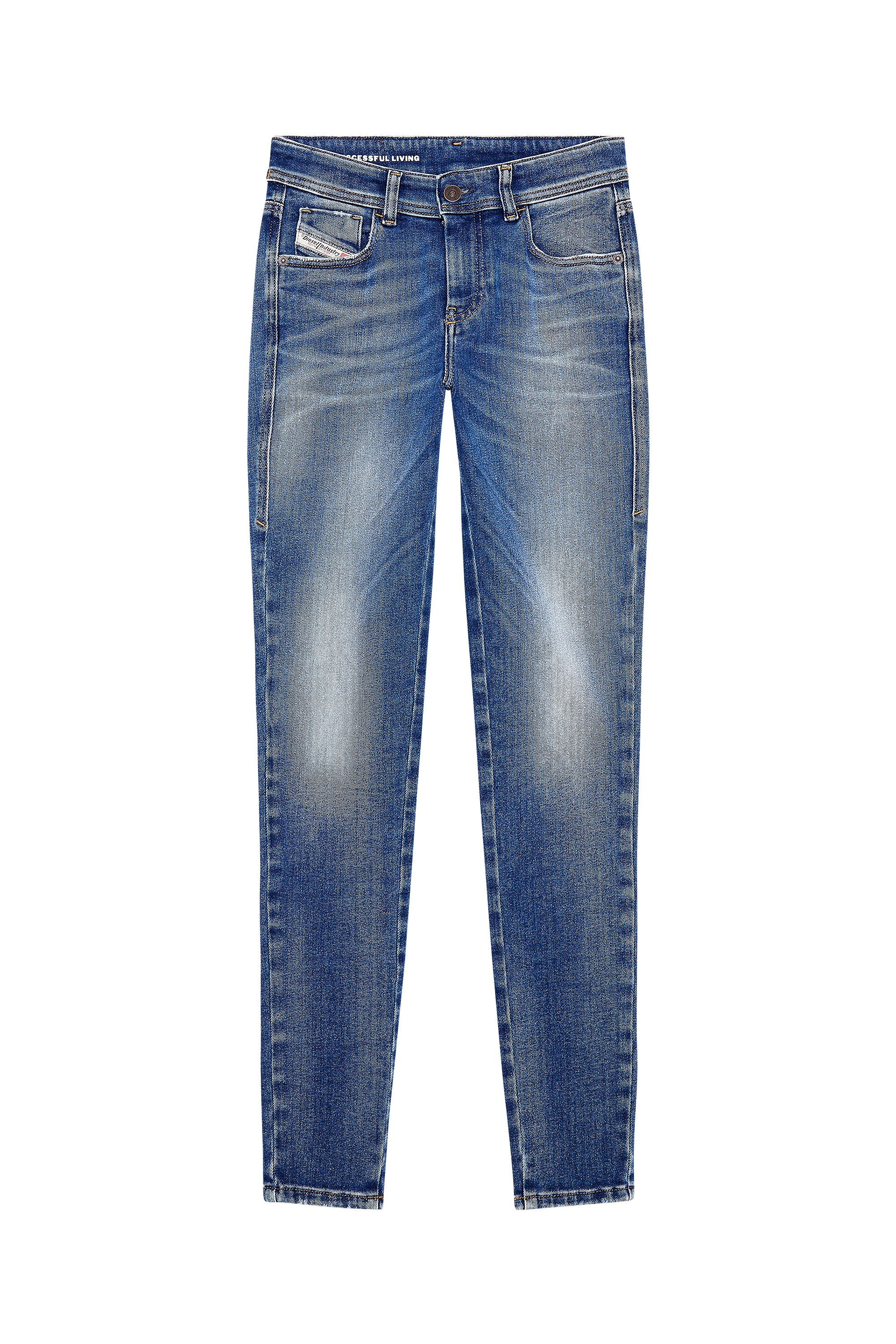 Diesel - Woman Super skinny Jeans 2017 Slandy 09H90, Medium blue - Image 3