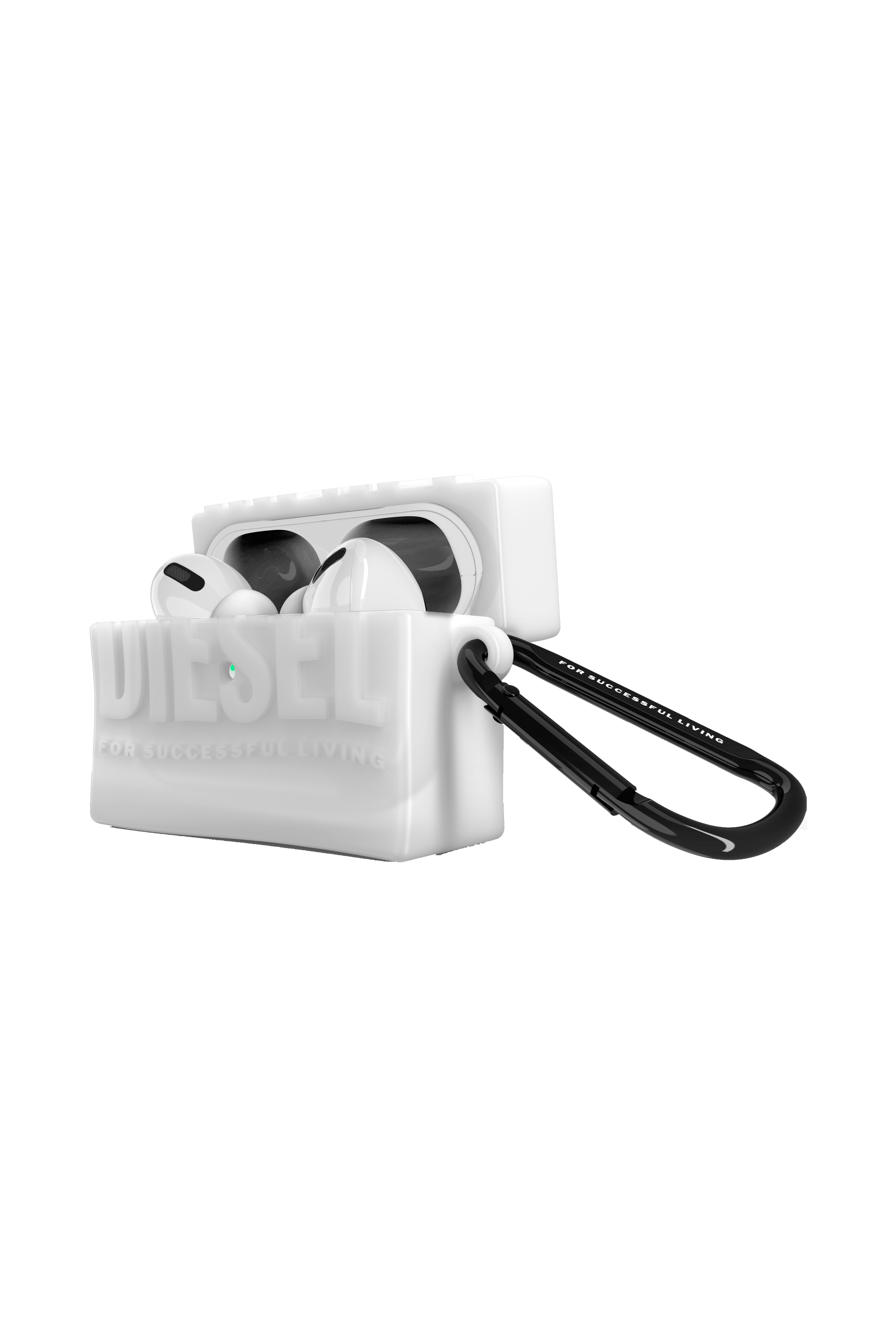 Diesel - 54136 AIRPOD CASE, Unisex D By Airpod case Airpods Pro / Pro 2 in White - Image 2