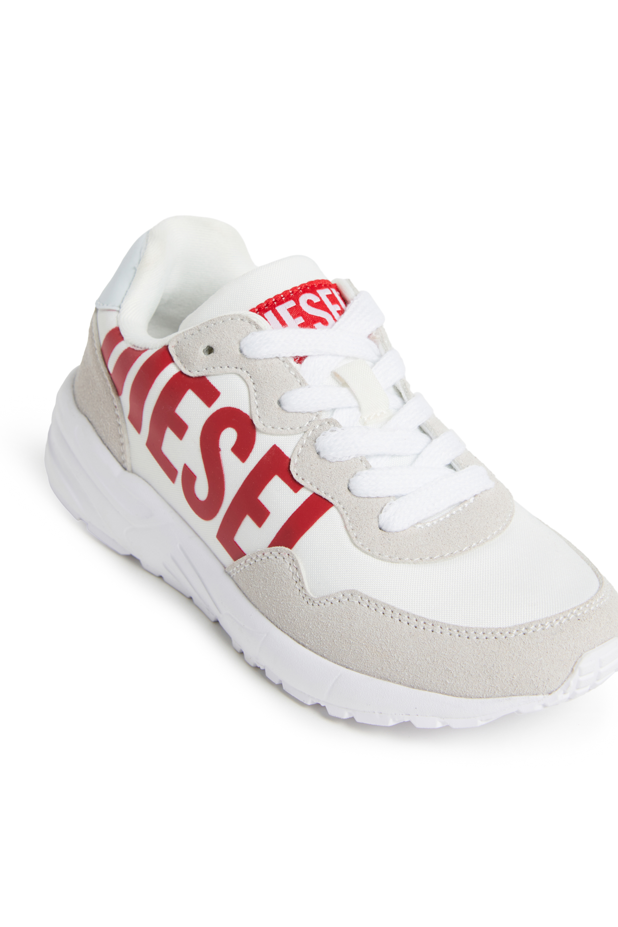 Diesel - S-STAR LIGHT LC, Unisex Nylon sneakers with shiny Diesel print in Multicolor - Image 4