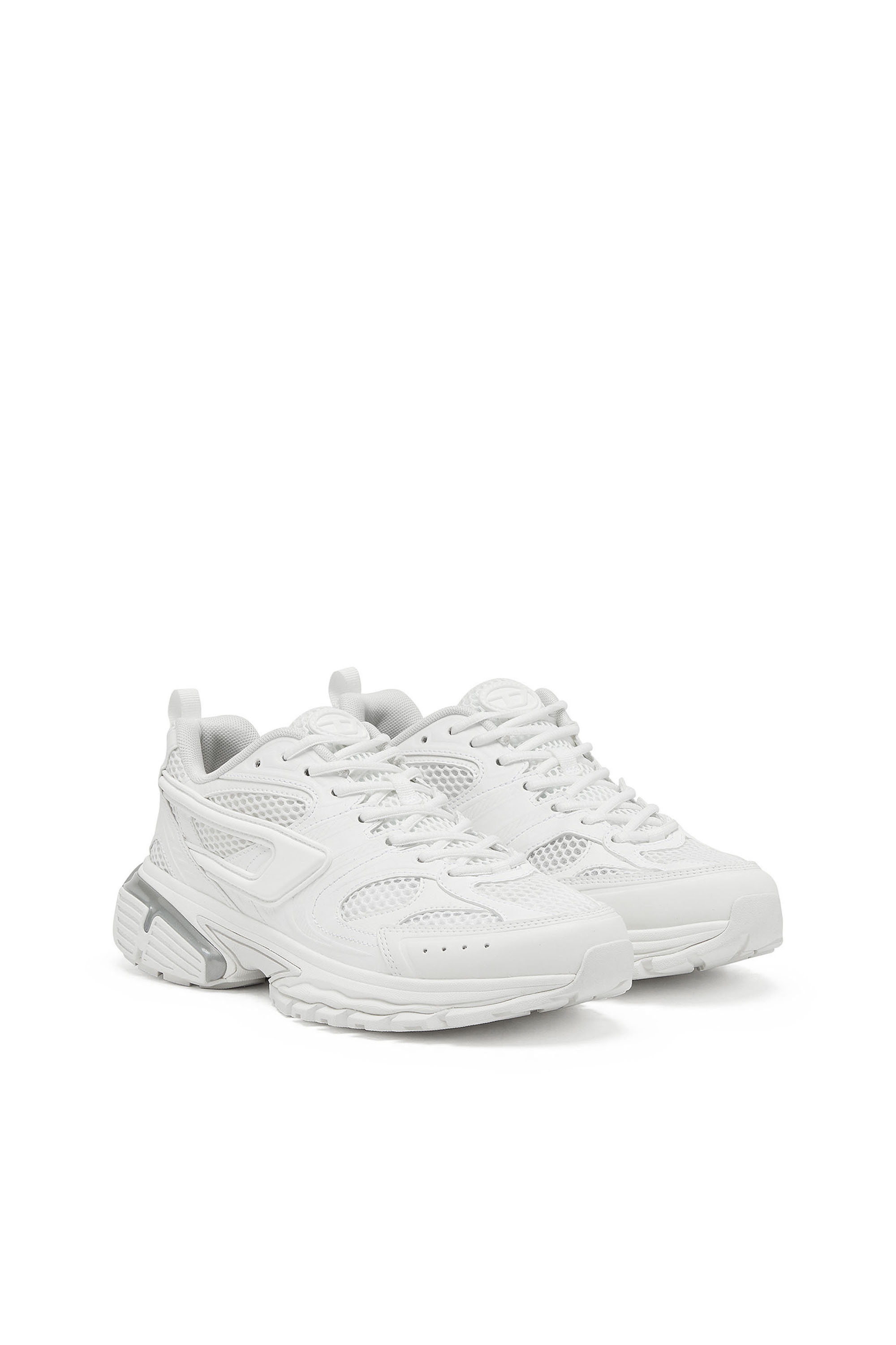 Diesel - S-SERENDIPITY PRO-X1 W, Woman S-Serendipity-Monochrome sneakers in mesh and PU in White - Image 2