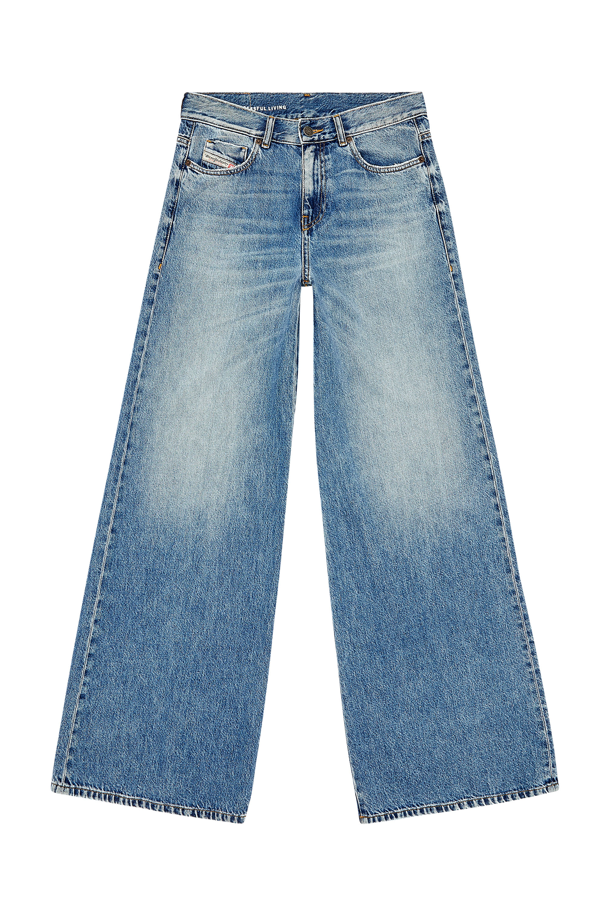 Diesel - Woman Bootcut and Flare Jeans 1978 D-Akemi 09H95, Medium blue - Image 5