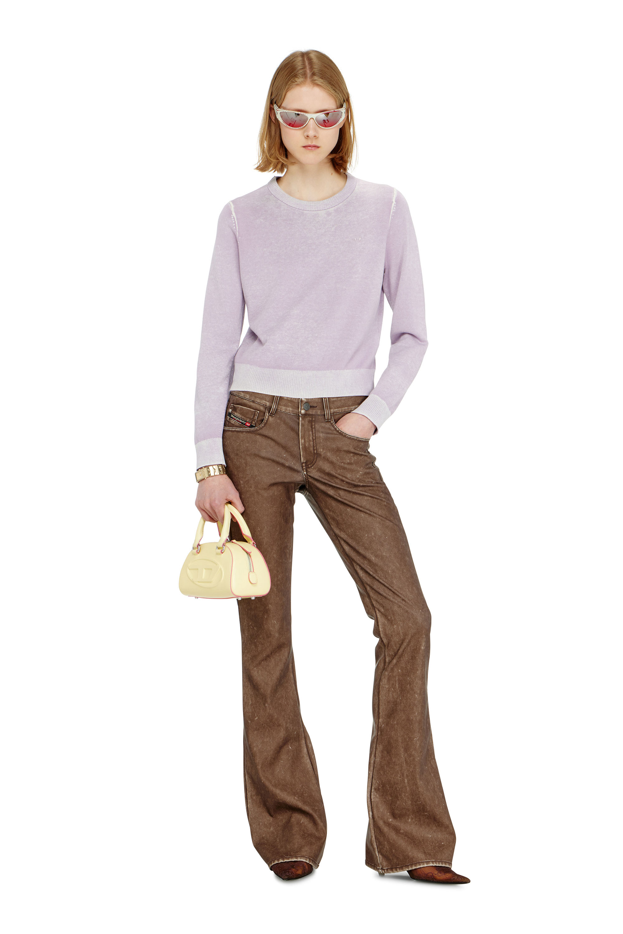 Diesel - M-LOVRE, Woman's Jumper with faded reverse print in null - 2