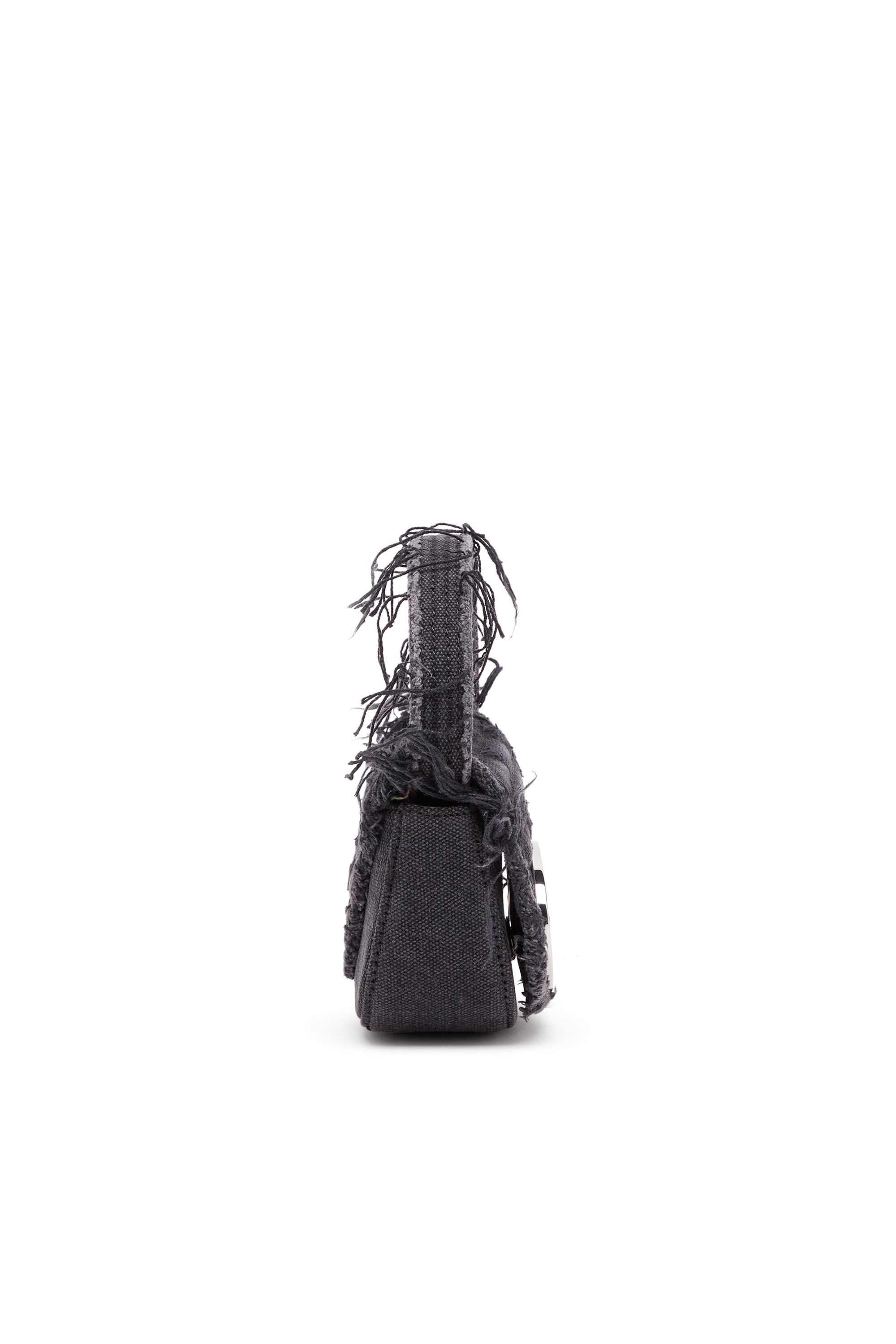 Diesel - 1DR XS, Woman 1DR XS-Iconic mini bag in canvas and leather in Black - Image 3