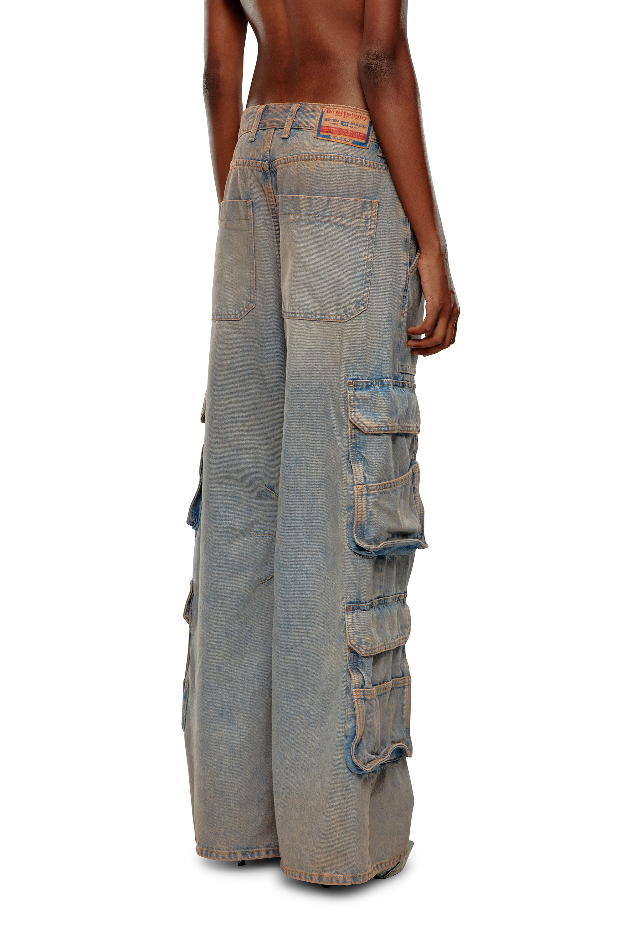 Diesel - Woman Straight Jeans 1996 D-Sire 0KIAI, Light Blue - Image 4