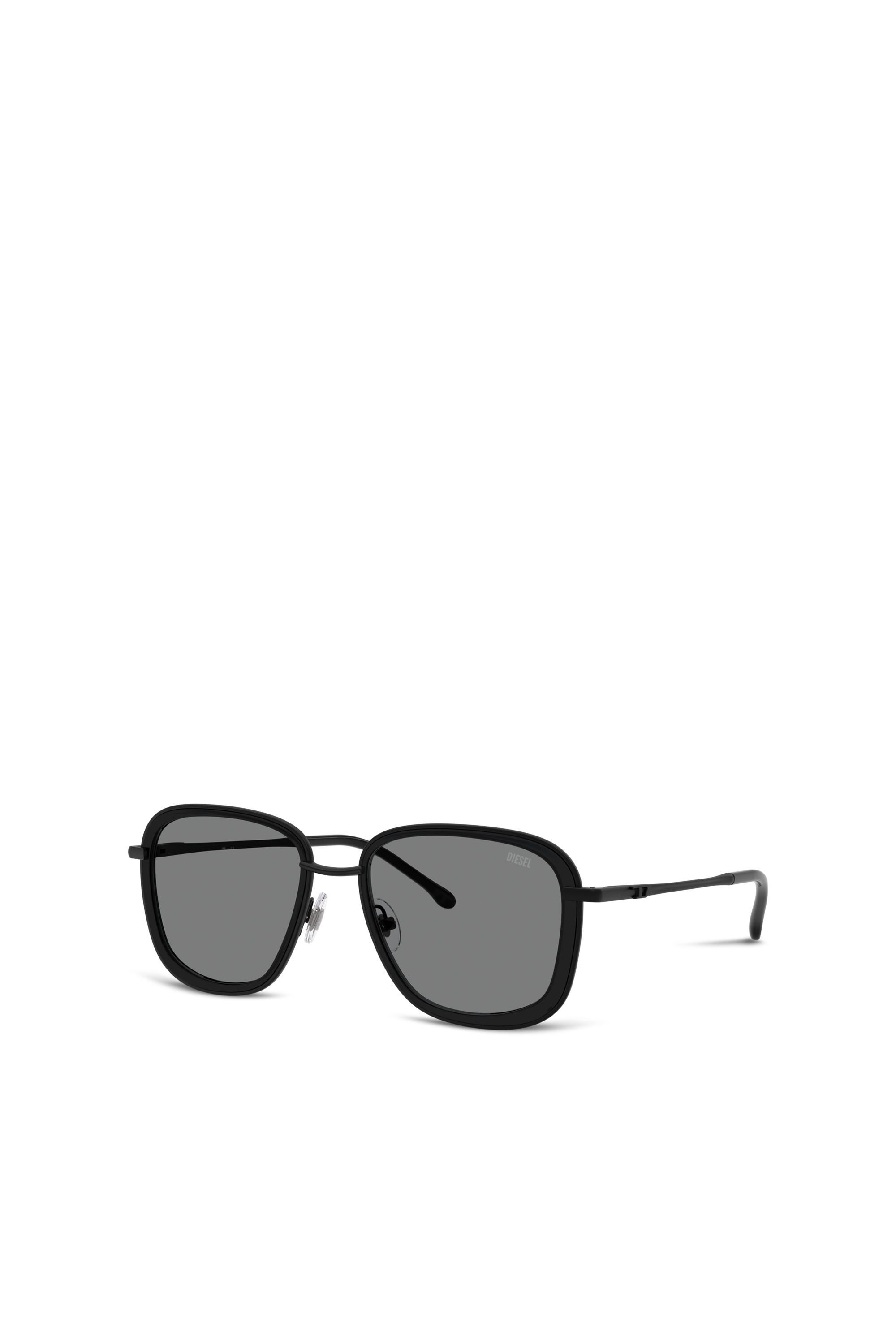 Diesel - 0DL1017, Unisex's Square sunglasses in Black - 1