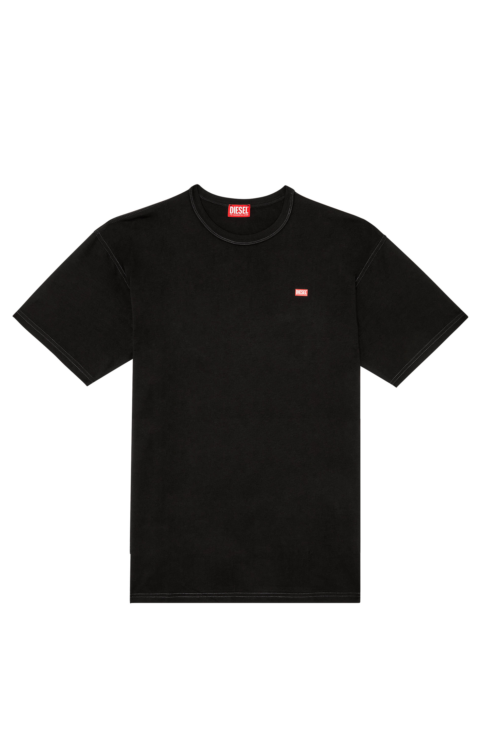 Diesel - T-BOXT-R30, Man's T-shirt with small logo in Black - 4