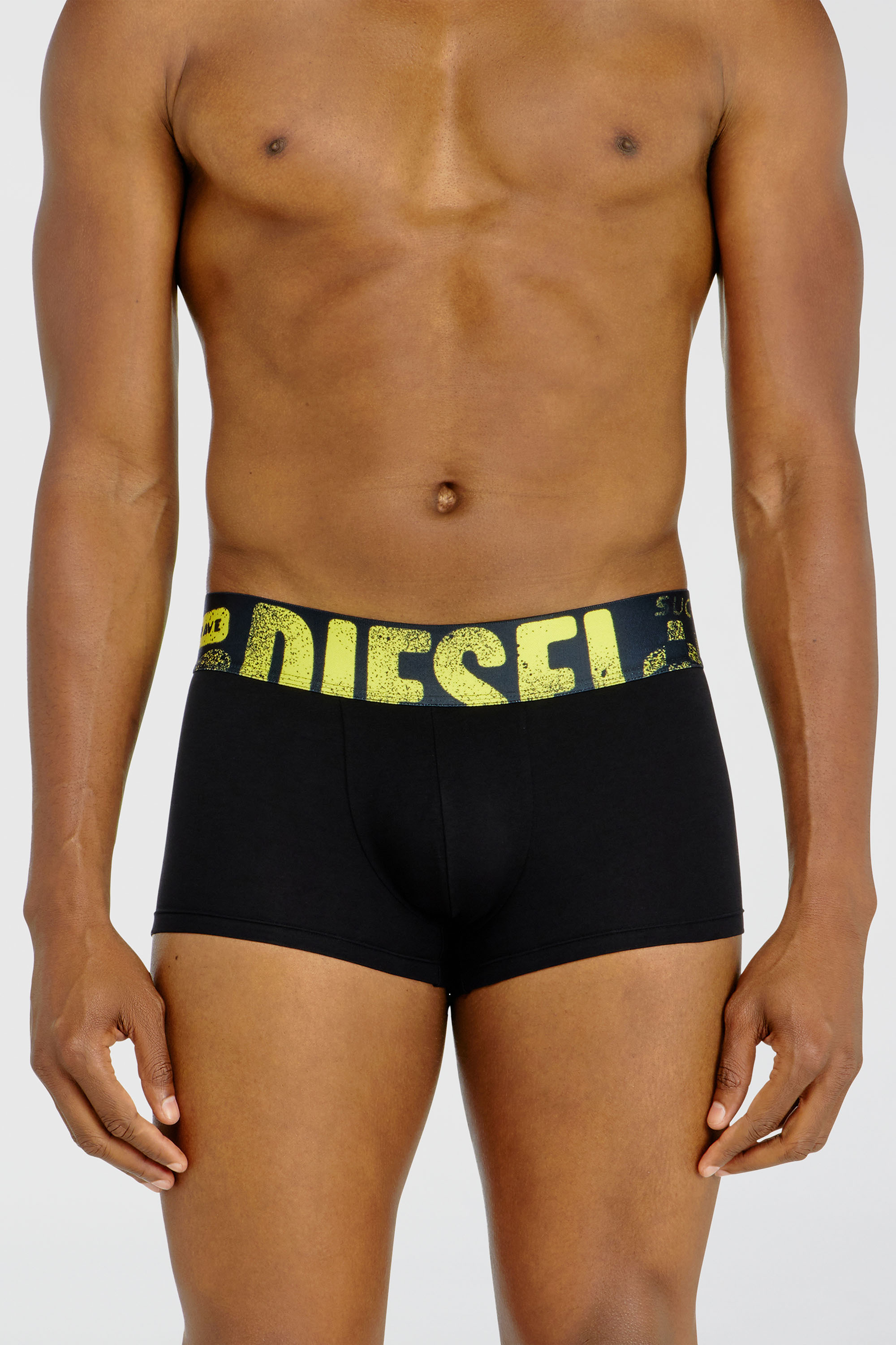 Diesel - UMBX-DAMIENTHREEPACK-5.5EL, Man's Three-pack of trunks with multicoloured logo in Multicolor/Black - 2