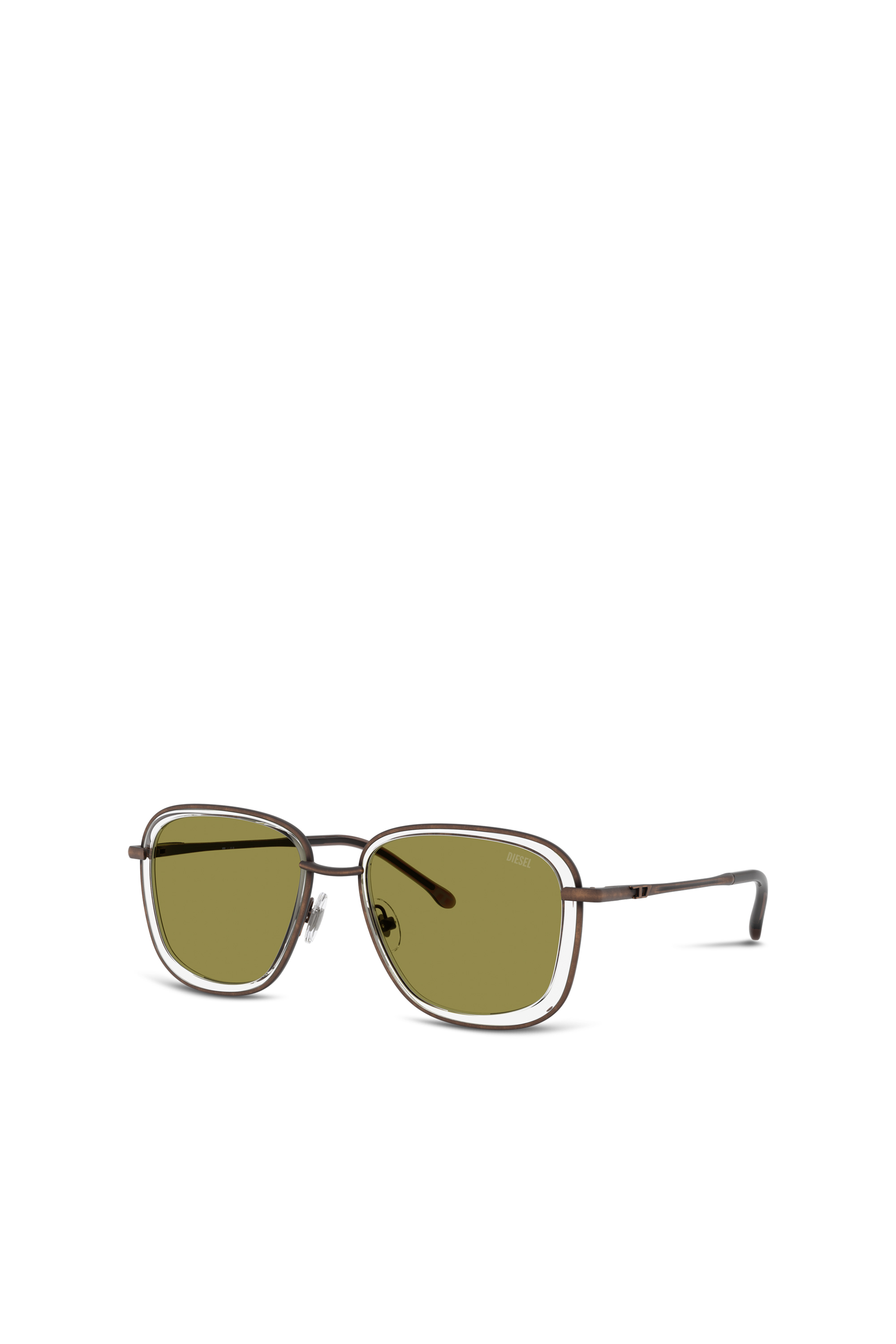 Diesel - 0DL1017, Unisex's Square sunglasses in Green - 1