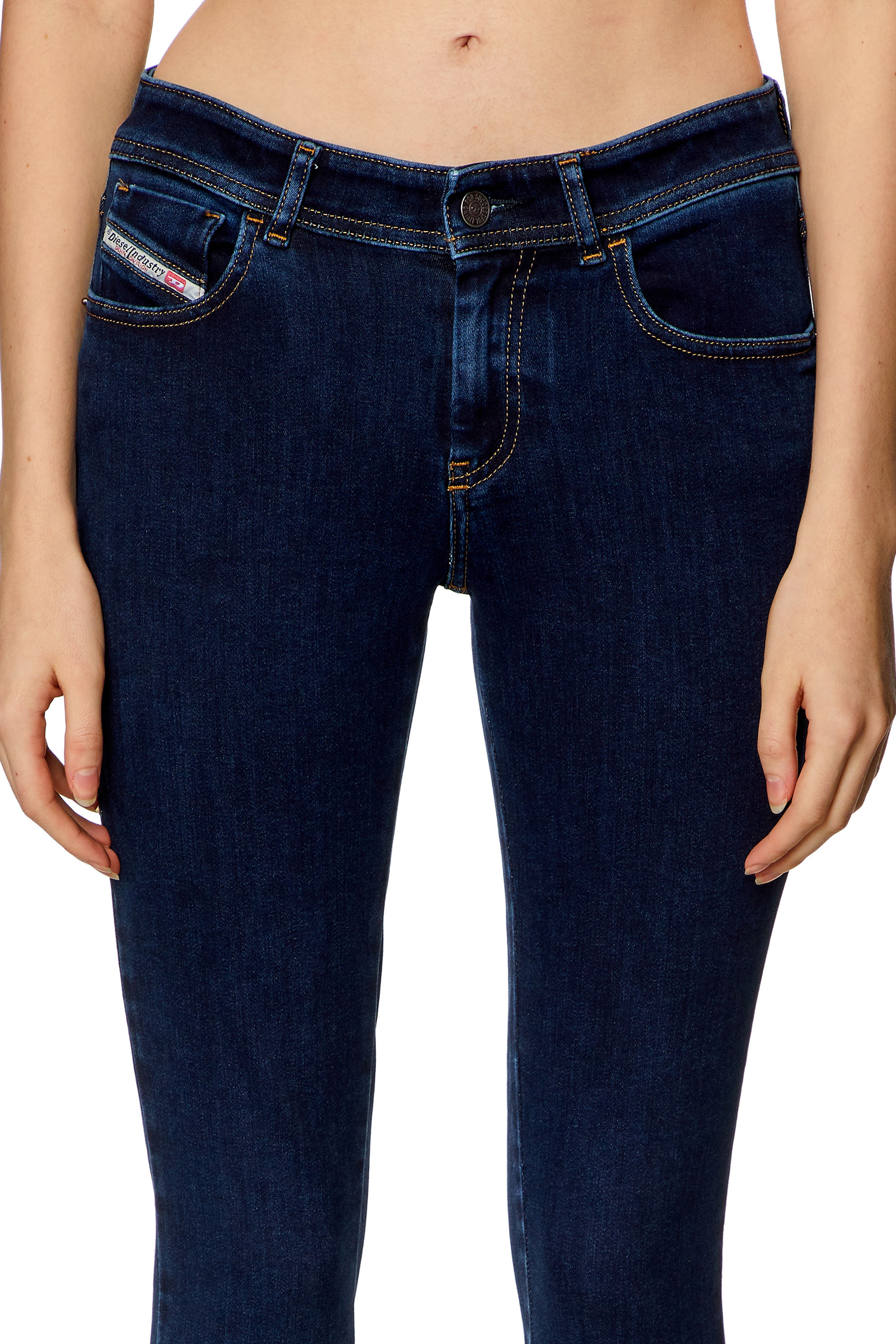Diesel - Woman Super skinny Jeans 2017 Slandy 09H80, Dark Blue - Image 5