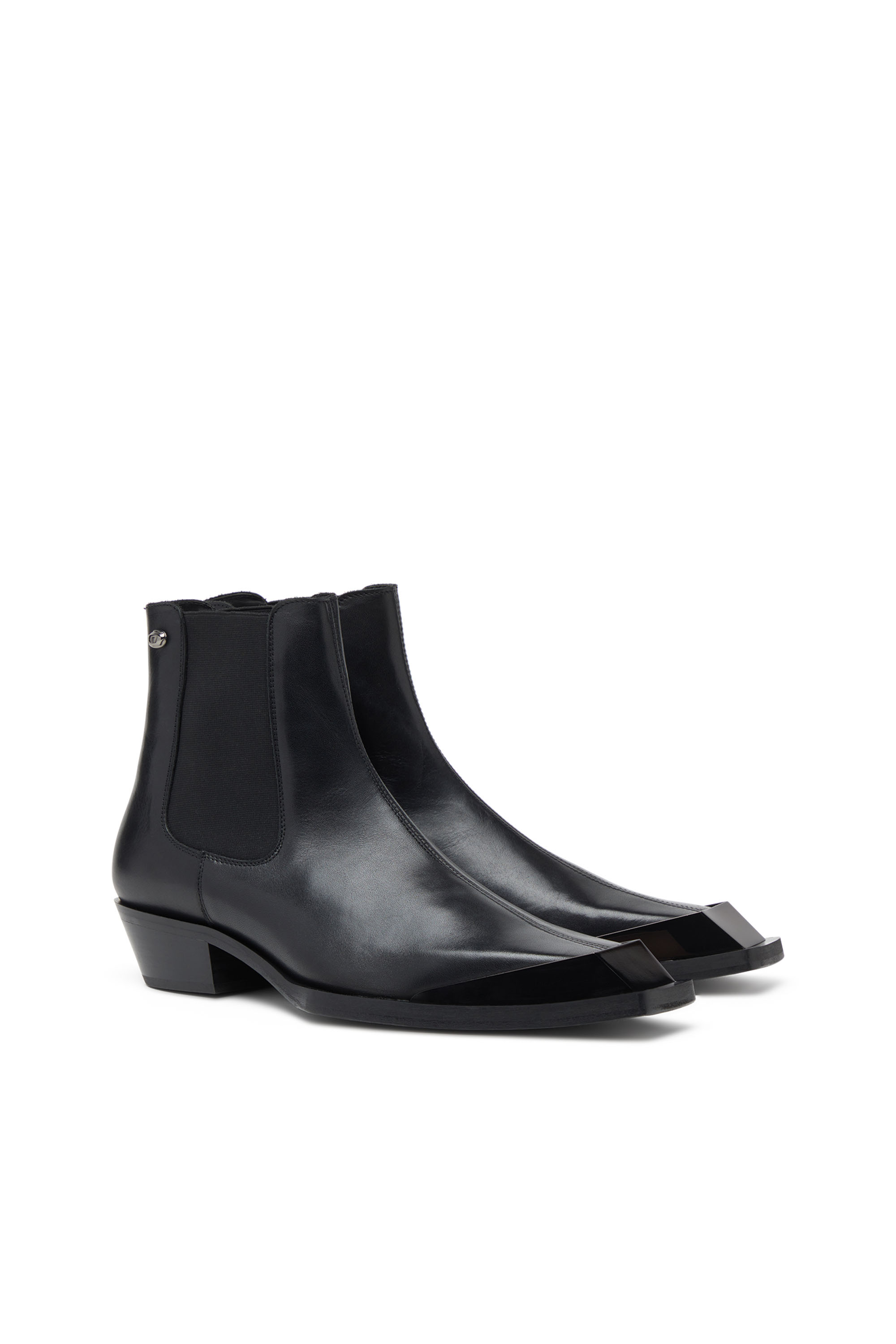 Diesel - D-TONA CH, Man's D-Tona-Leather Chelsea boots in Black - 2