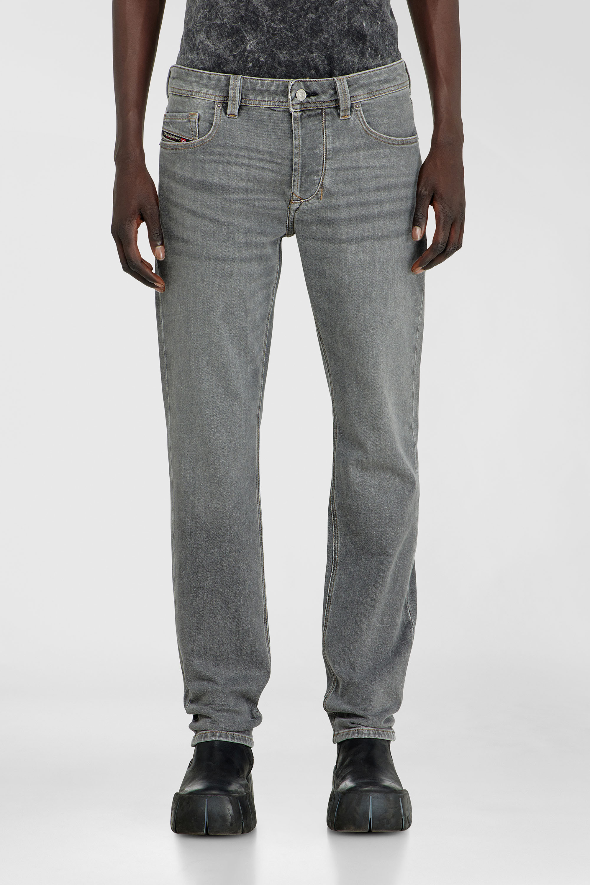 Diesel - Man's Regular Jeans 1986 Larkee-Beex 0KBBI, Grey - 1
