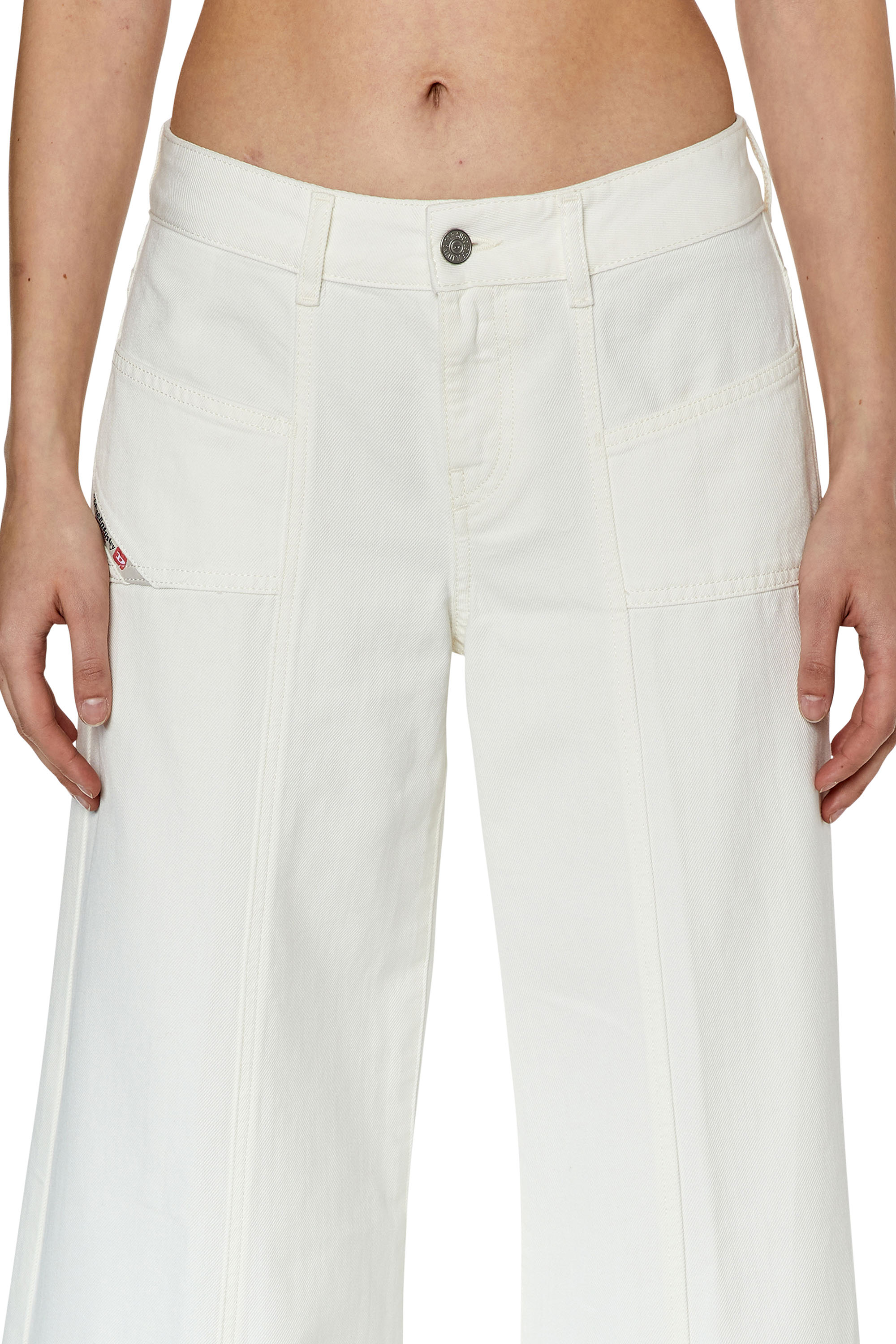 Diesel - Woman Bootcut and Flare Jeans D-Akii 068JQ, White - Image 4