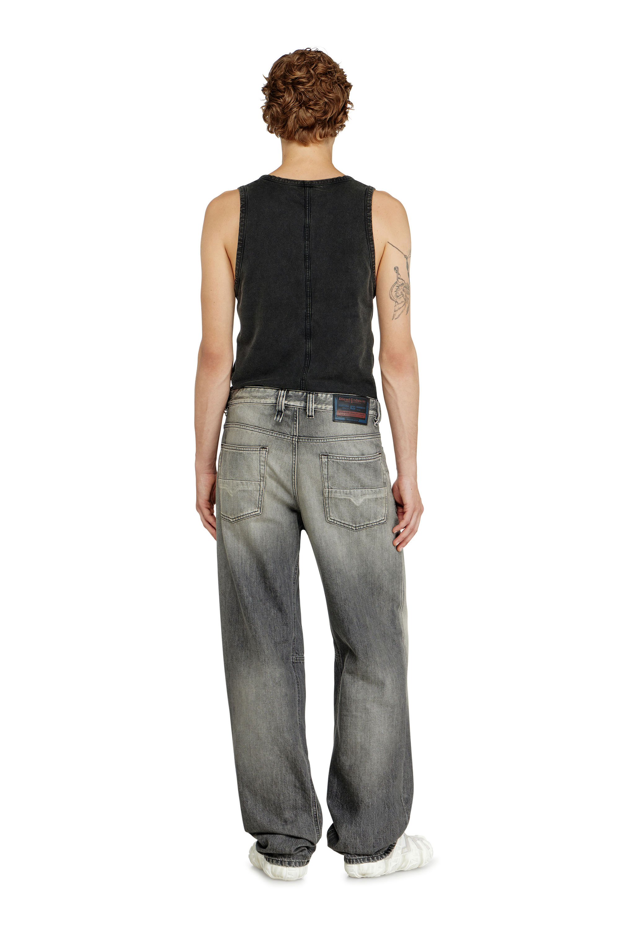 Diesel - Man's Relaxed Jeans 2001 D-Macro 09P56, Grey - 4