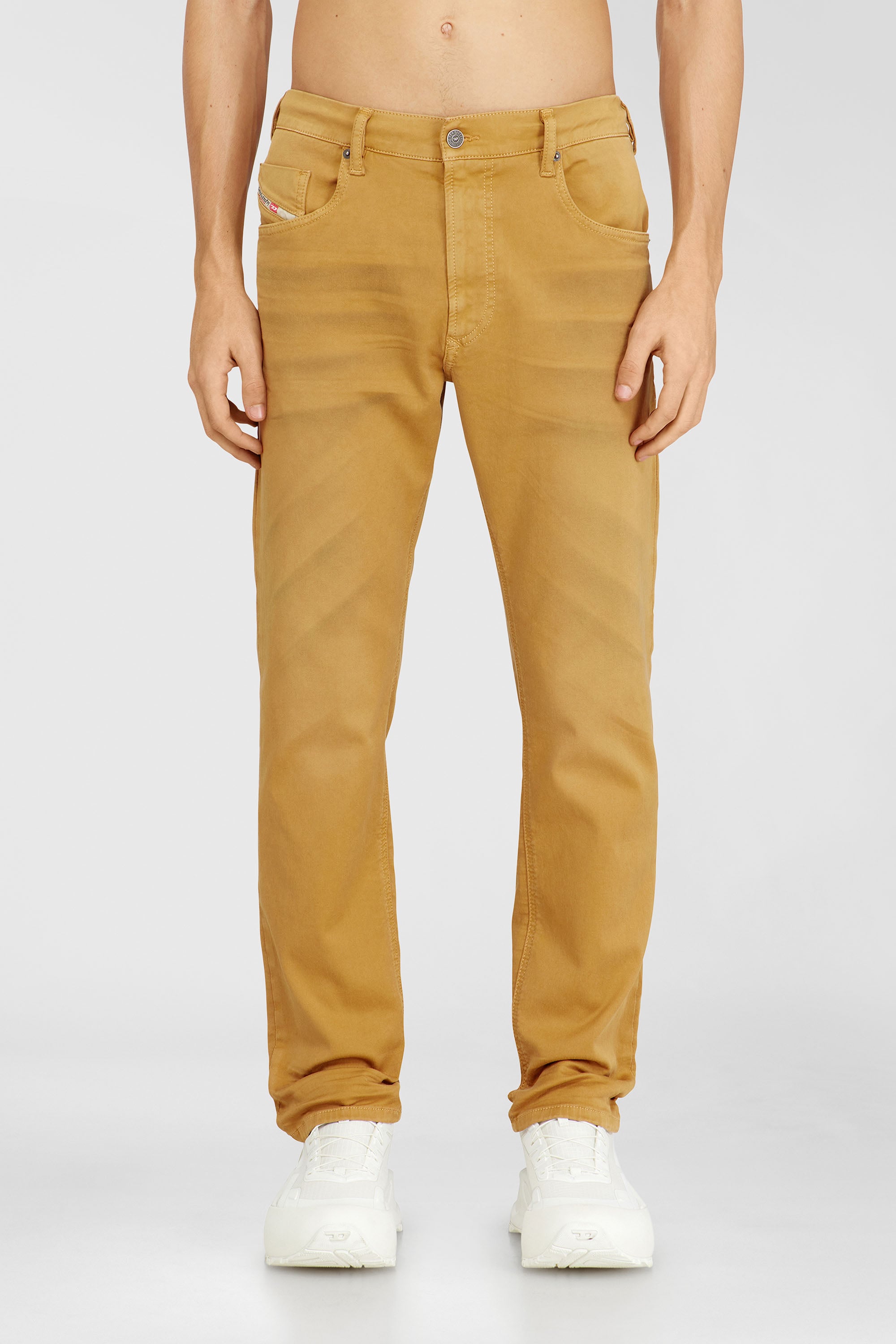 Diesel - Man's Regular 2032 D-Krooley-BW Joggjeans&reg; 0670M, Light Brown - 1
