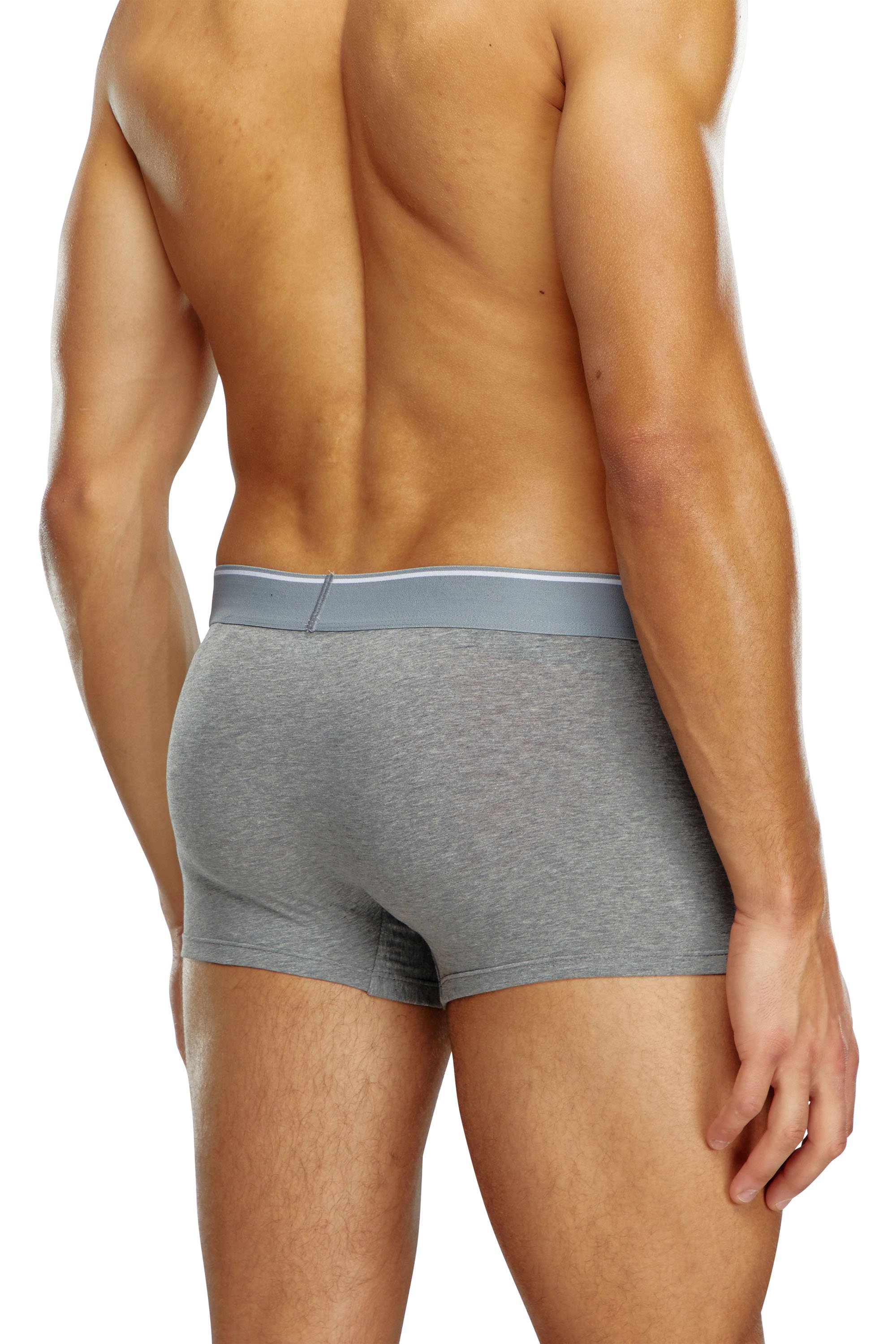 Diesel - UMBX-DAMIENTHREEPACK, Man's Three-pack of plain boxer in White/Grey - 3