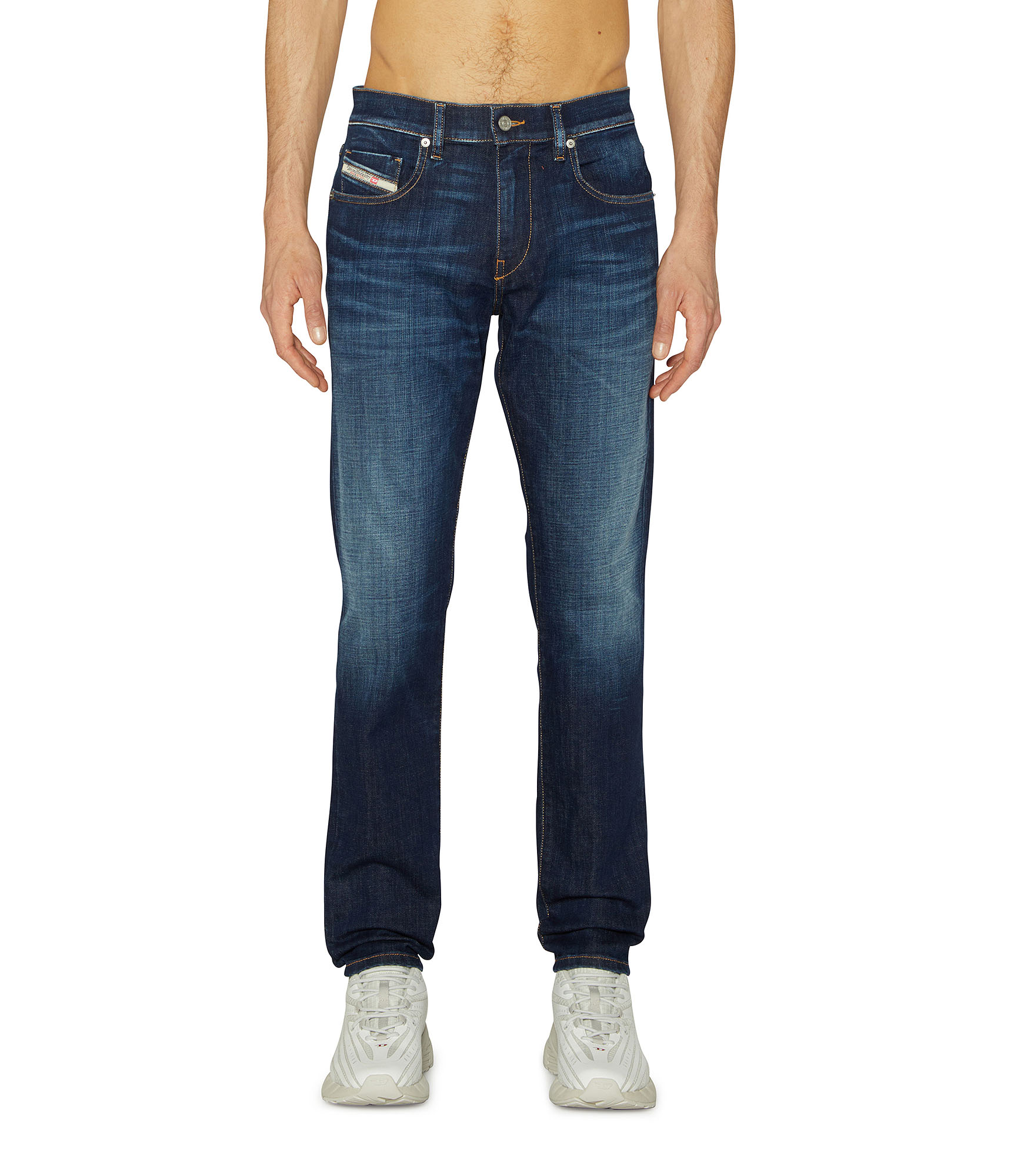 Diesel - Man's Slim Jeans 2019 D-Strukt 09L61, Medium blue - 1