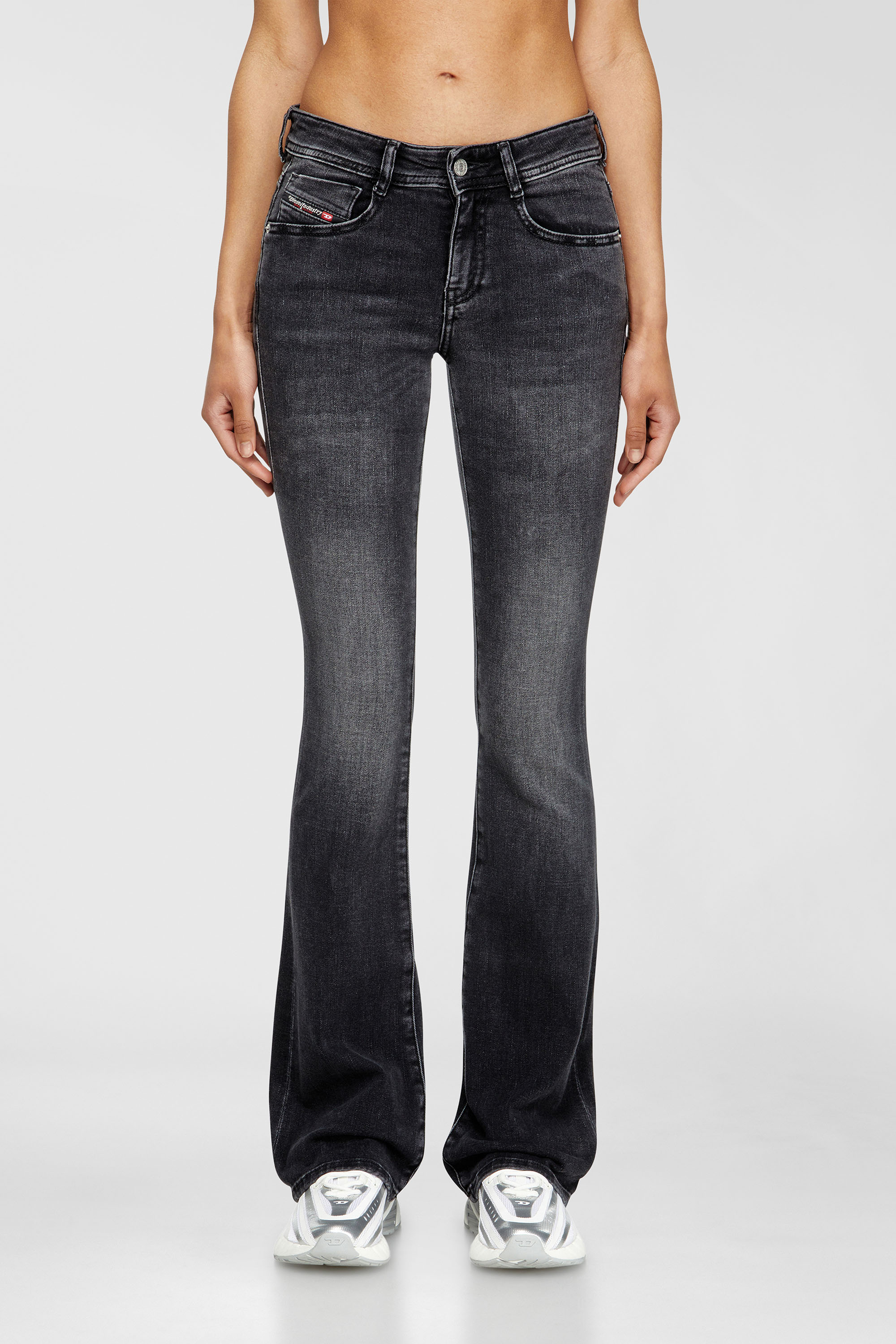 Diesel - Woman's Bootcut Jeans 1969 D-Ebbey 0DBDN, Black/Dark grey - 1