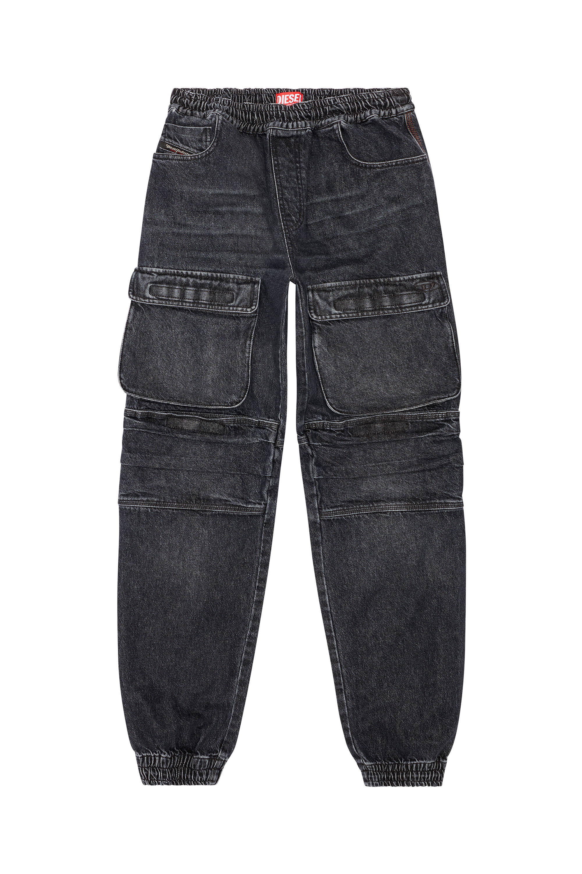 Diesel - Straight Jeans D-Mirt 0HLAA, Black/Dark grey - Image 3