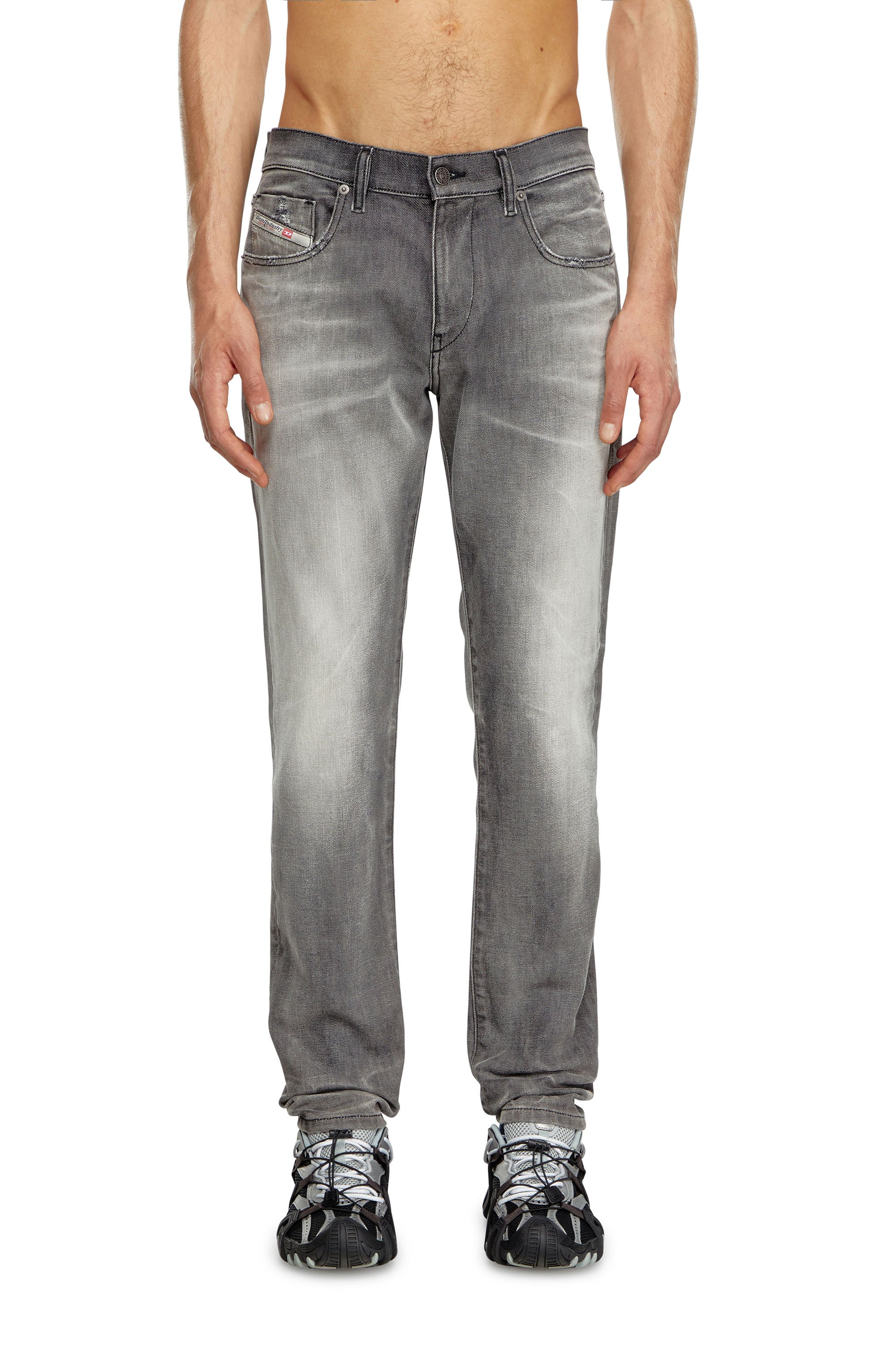 Diesel - Man Slim Jeans 2019 D-Strukt 09J58, Dark grey - Image 1
