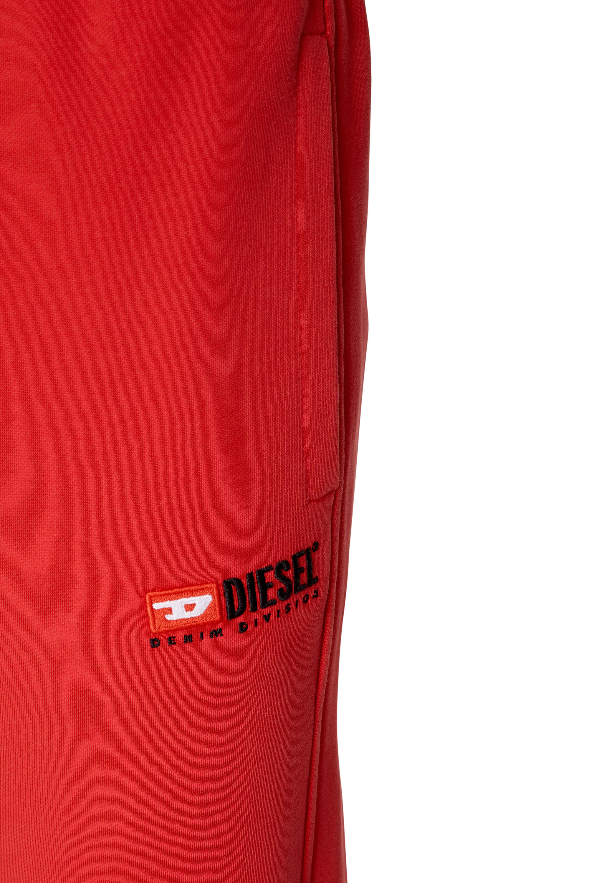 Diesel - P-TARY-DIV, Man Sweatpants with logo embroidery in Red - Image 5