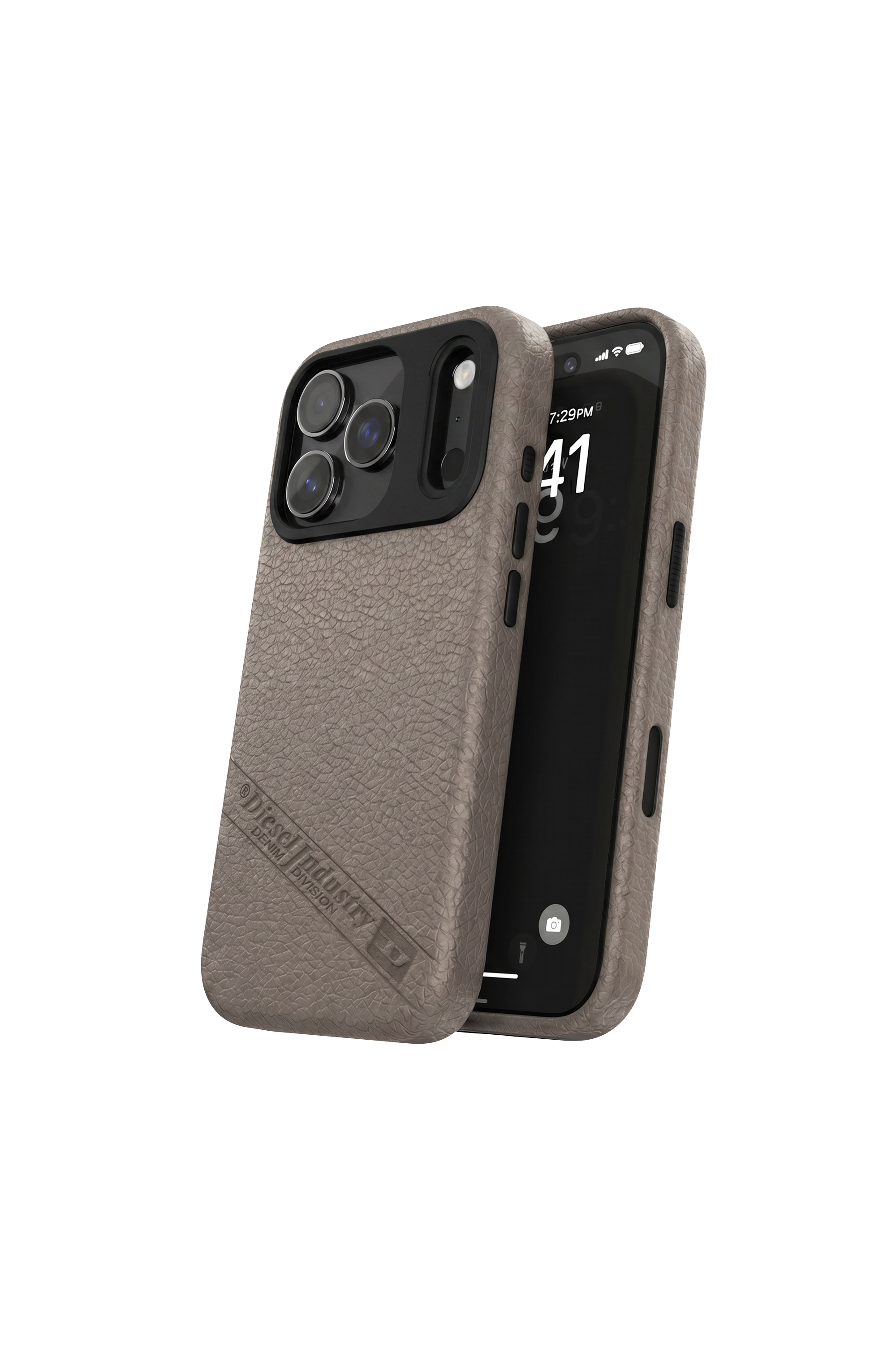Diesel - 60644 MOULDED CASE, Unisex's Flag D case with MagSafe for iPhone 17 Pro in Beige - 3