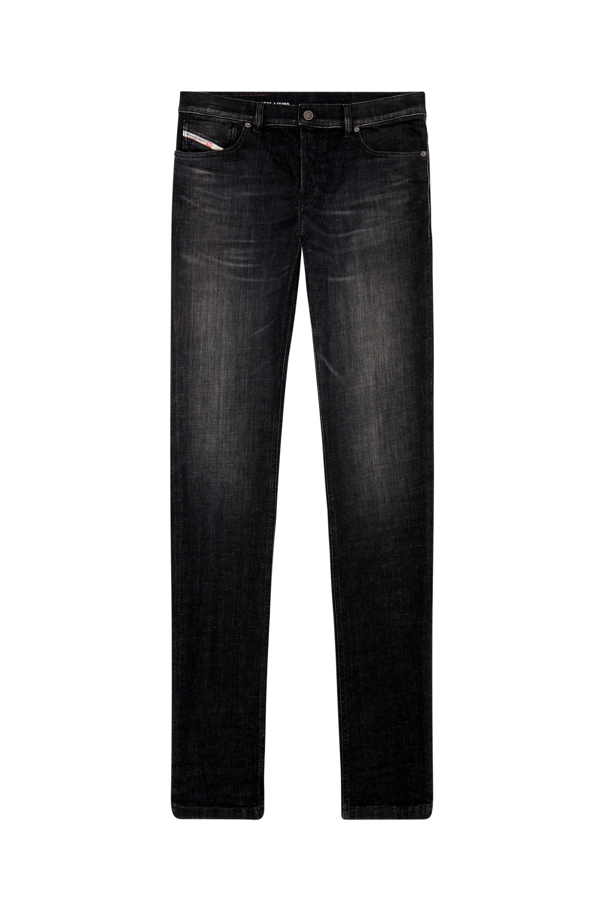 Diesel - Straight Jeans 1995 D-Sark 09H34, Black/Dark grey - Image 3