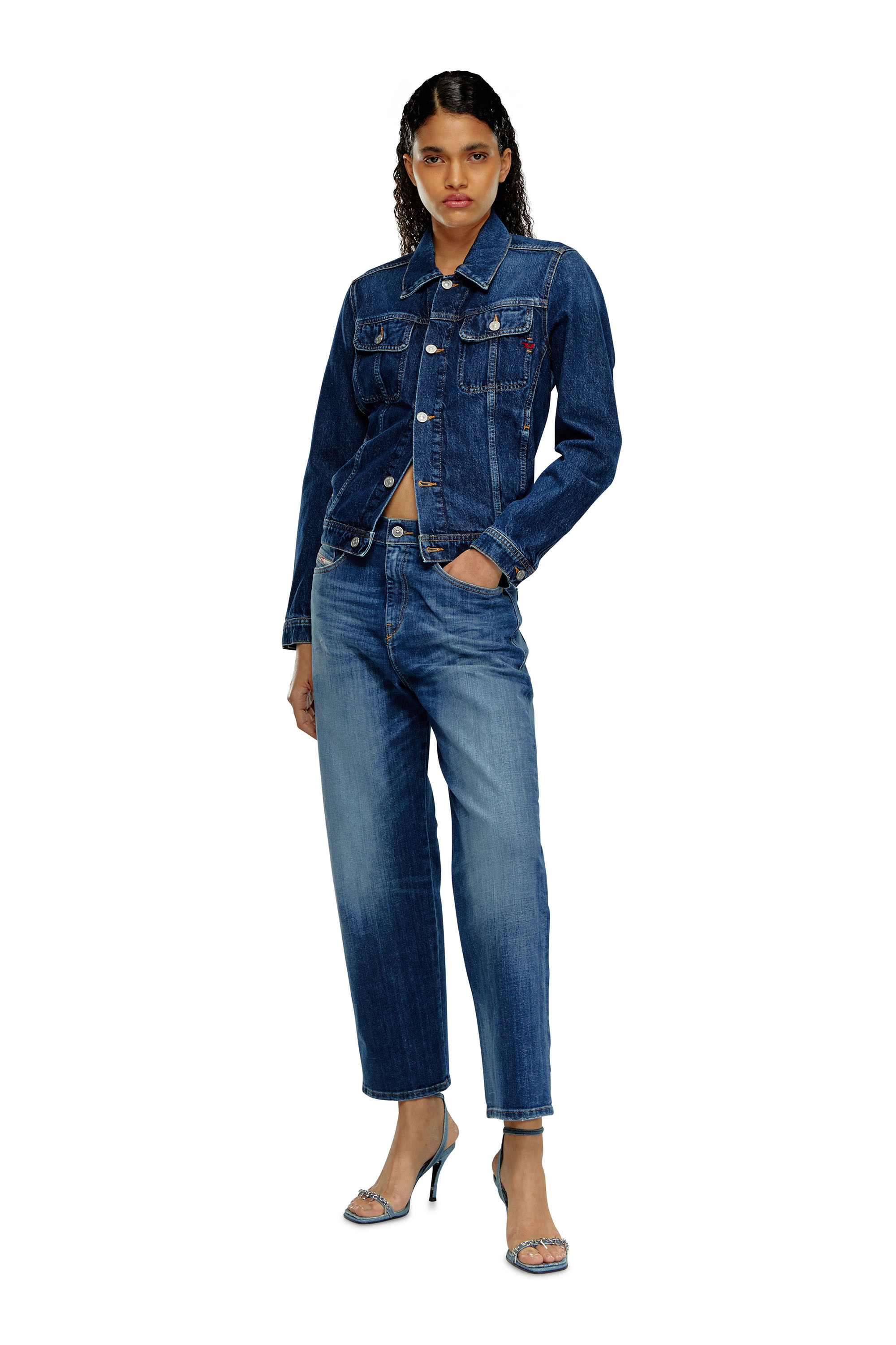 Diesel - Woman Boyfriend Jeans 2016 D-Air 09H37, Medium blue - Image 2
