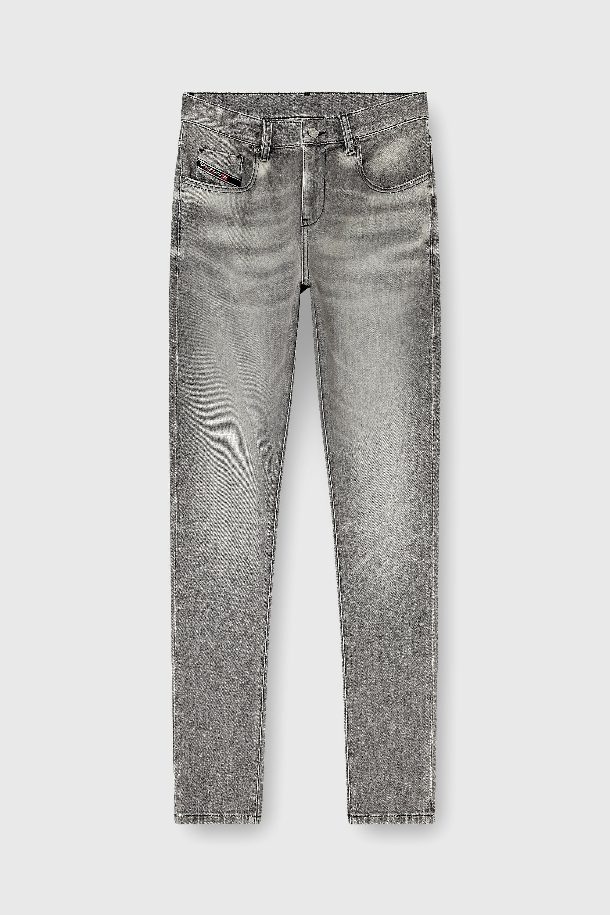 Diesel - Man's Slim Jeans 2019 D-Strukt 0KBBL, Light Grey - 6