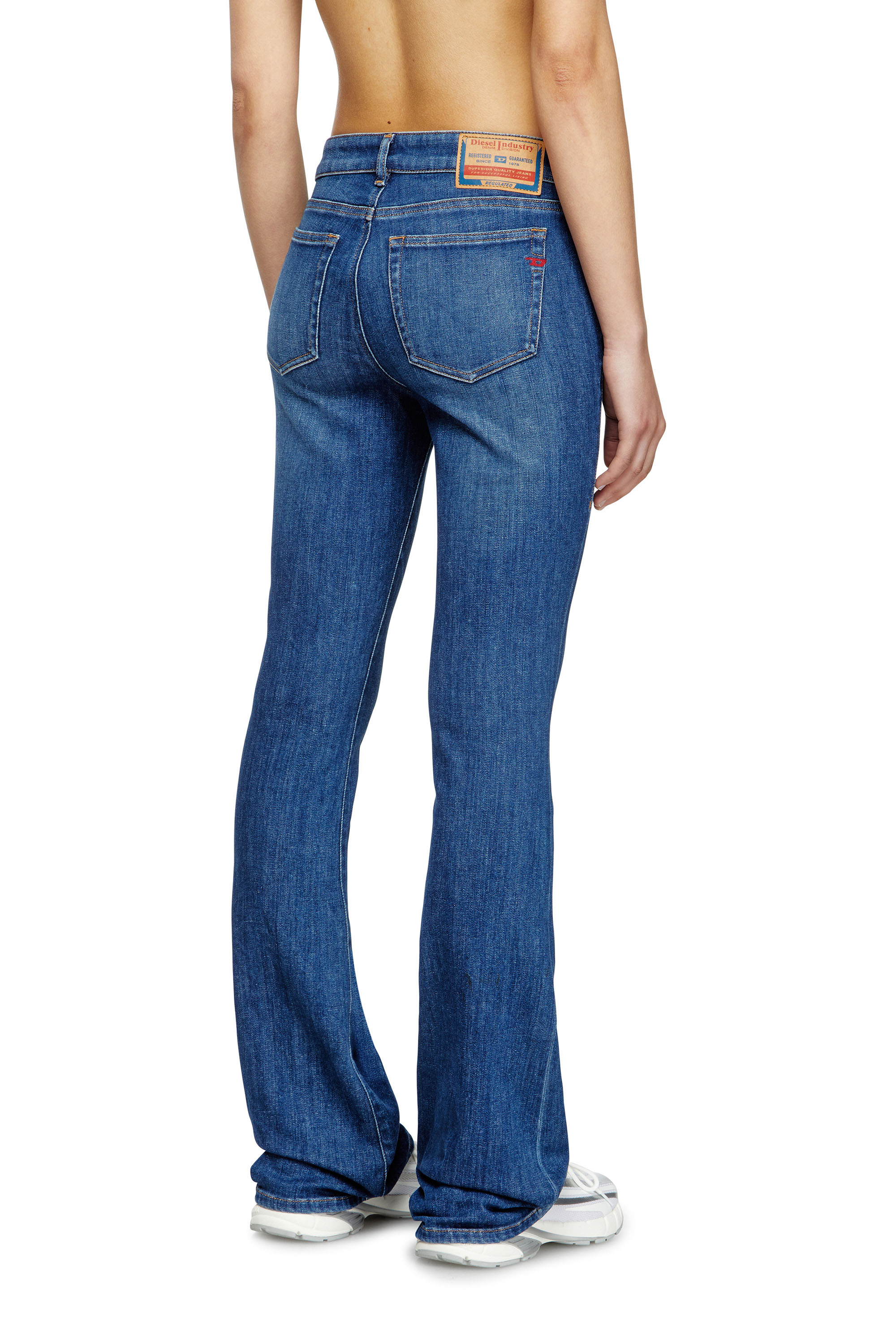 Diesel - Woman's Bootcut Jeans 1969 D-Ebbey 0DBDN, Black/Dark grey - 3