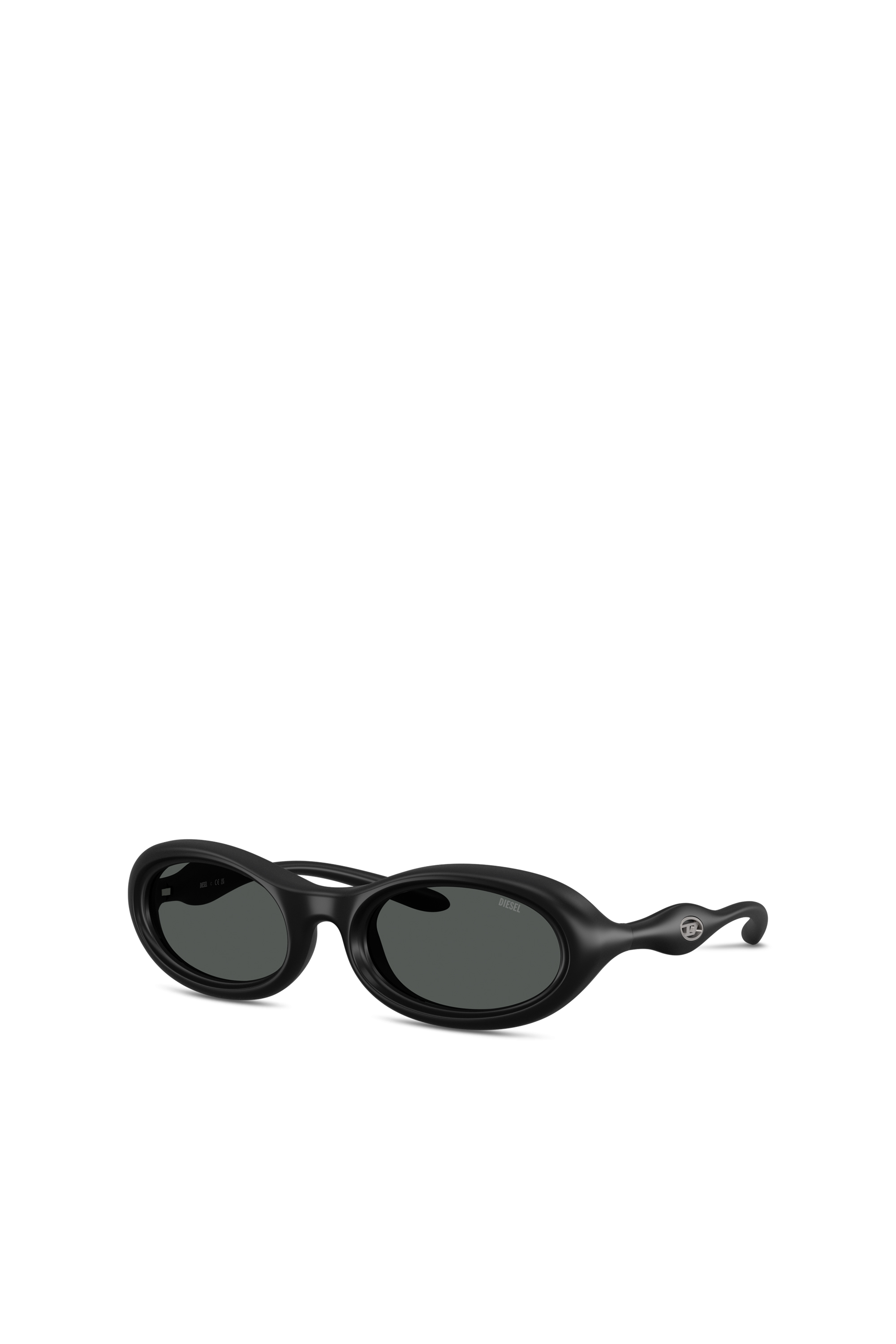 Diesel - 0DL3011U, Unisex's Oval sunglasses in Black - 1