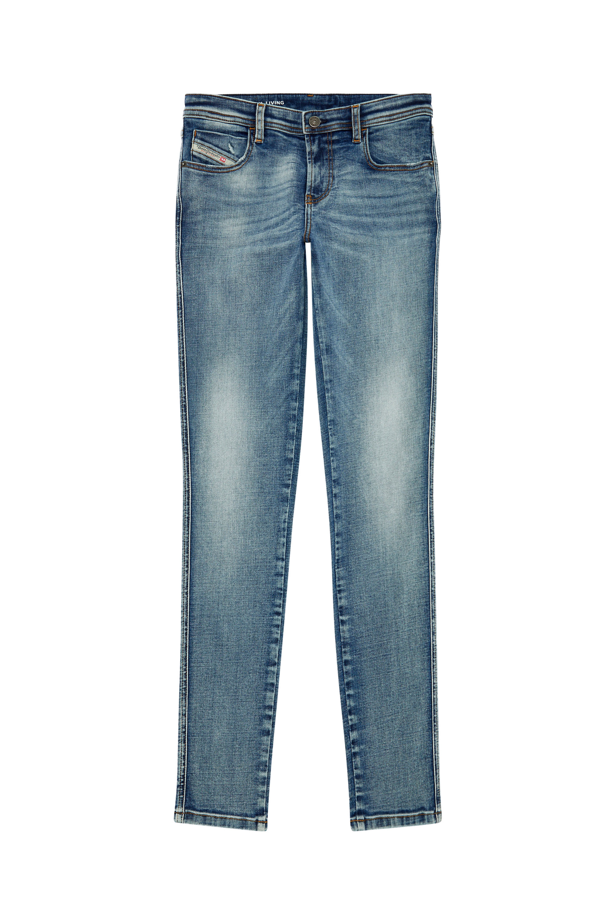 Diesel - Woman Skinny Jeans 2015 Babhila 0PFAW, Medium blue - Image 3