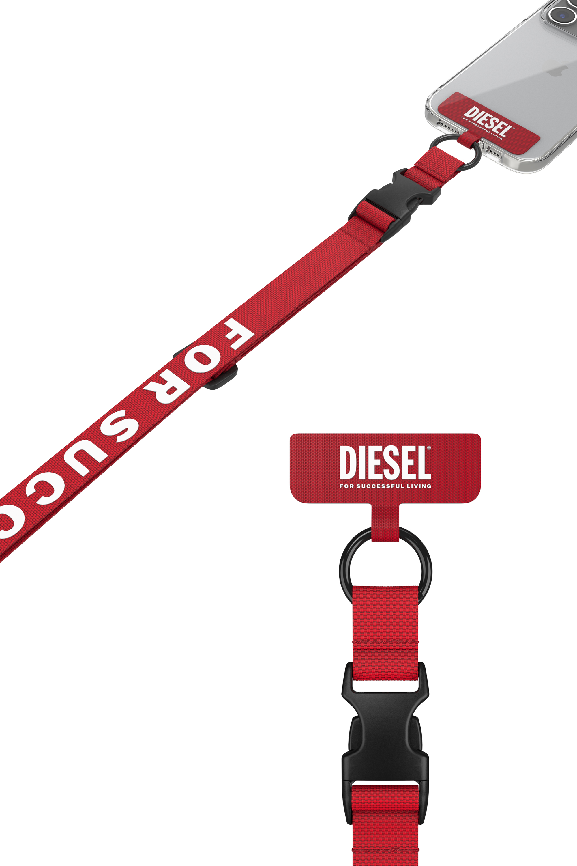 Diesel - 52945 UNIVERSAL NECKLACE, Red - Image 4