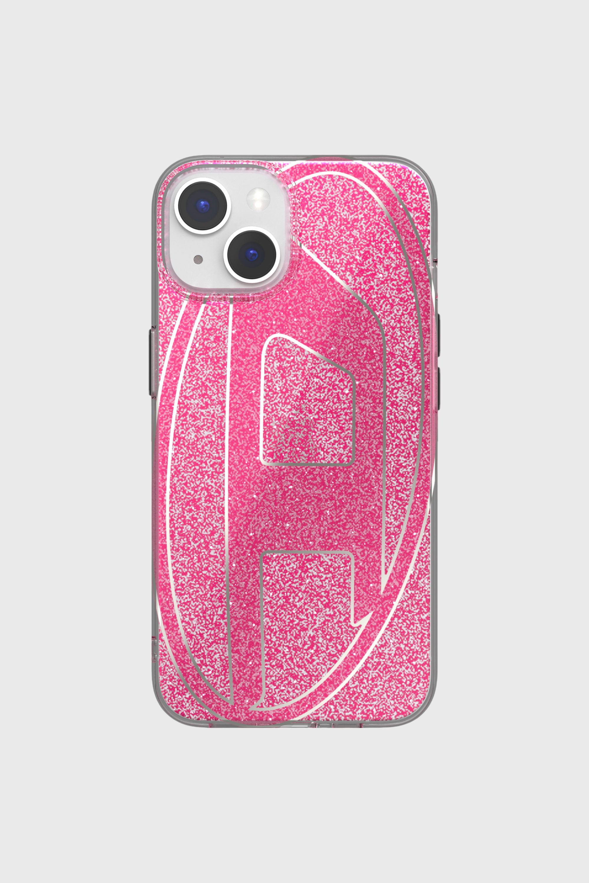 Diesel - 60034 AOP CASE, Unisex's Glitter Case for iP 13/ 14 in Pink - 2