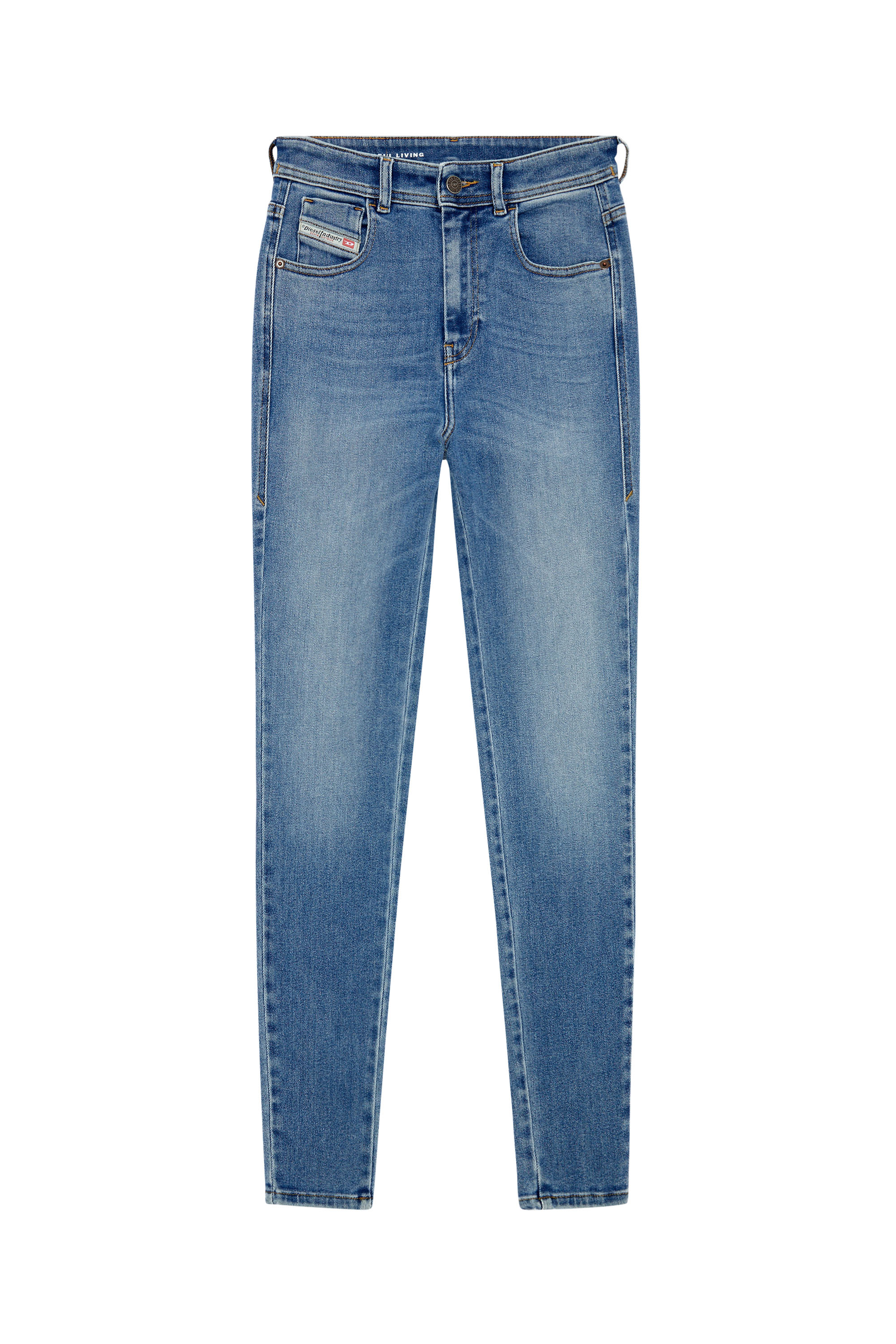 Diesel - Woman Super skinny Jeans 1984 Slandy-High 09H93, Light Blue - Image 3