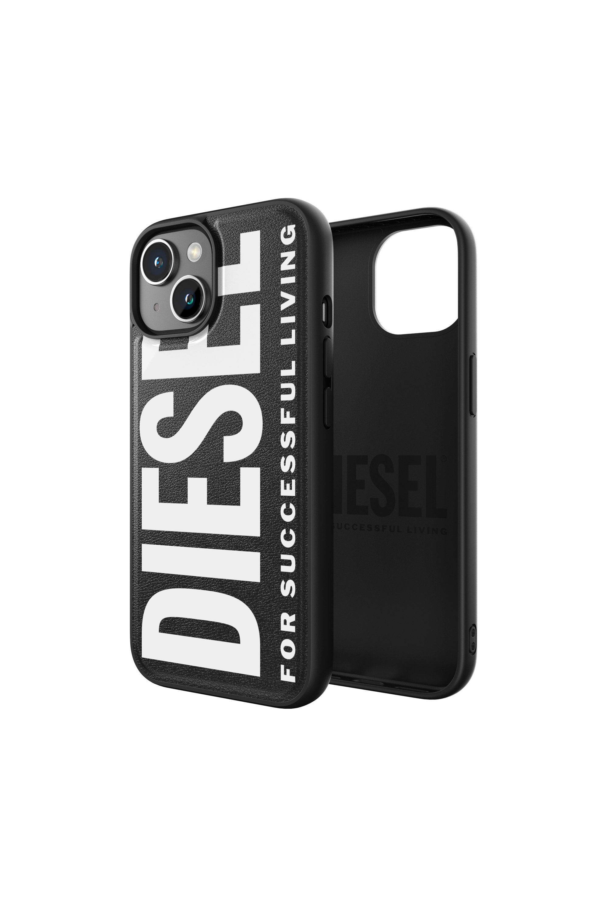 Diesel - 54165 MOULDED CASE, Unisex Moulded case cover iP15 in Black - Image 1