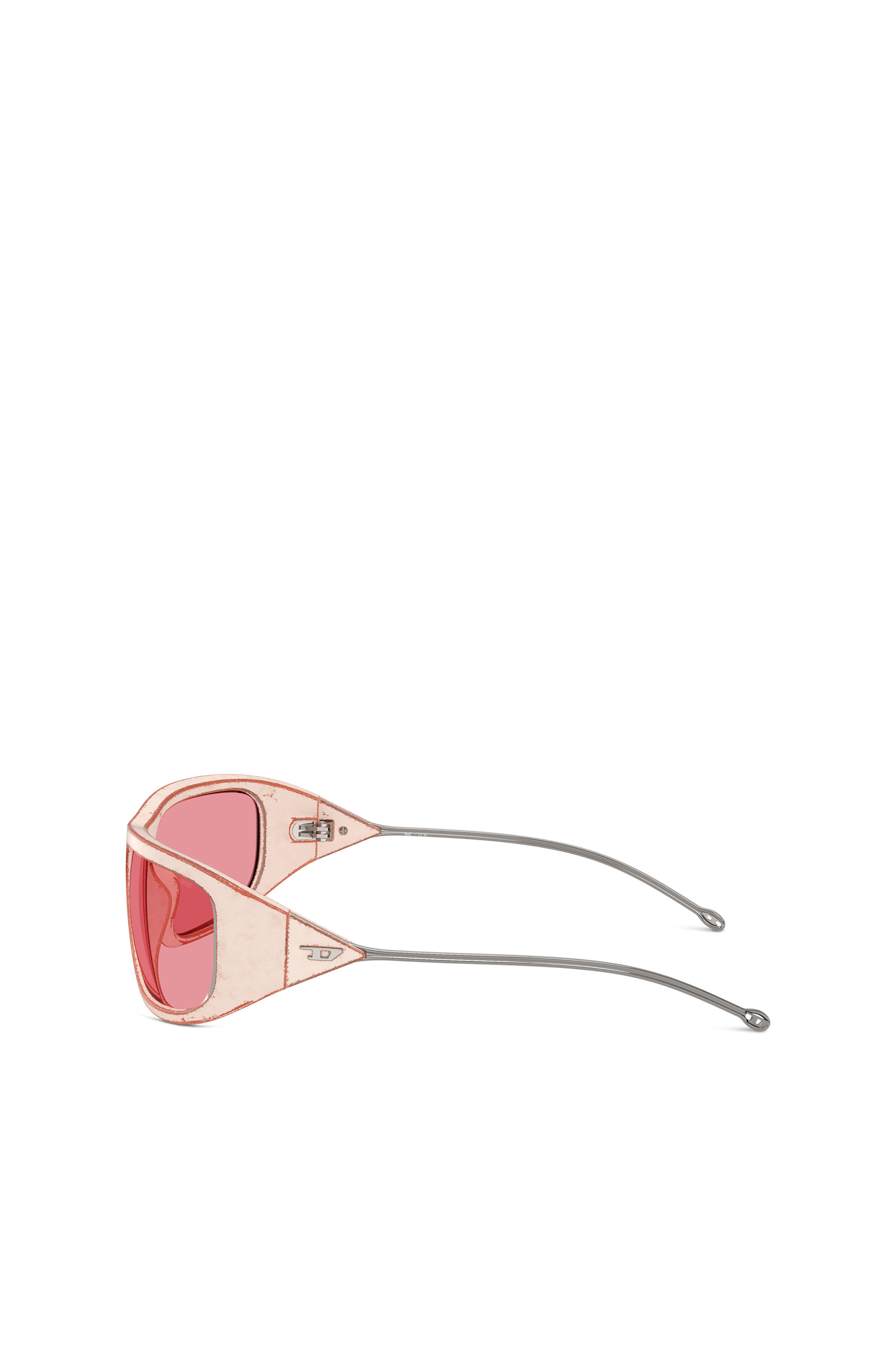 Diesel - 0DL3001 SIZE 61, Unisex's Wraparound style sunglasses in Pink - 2