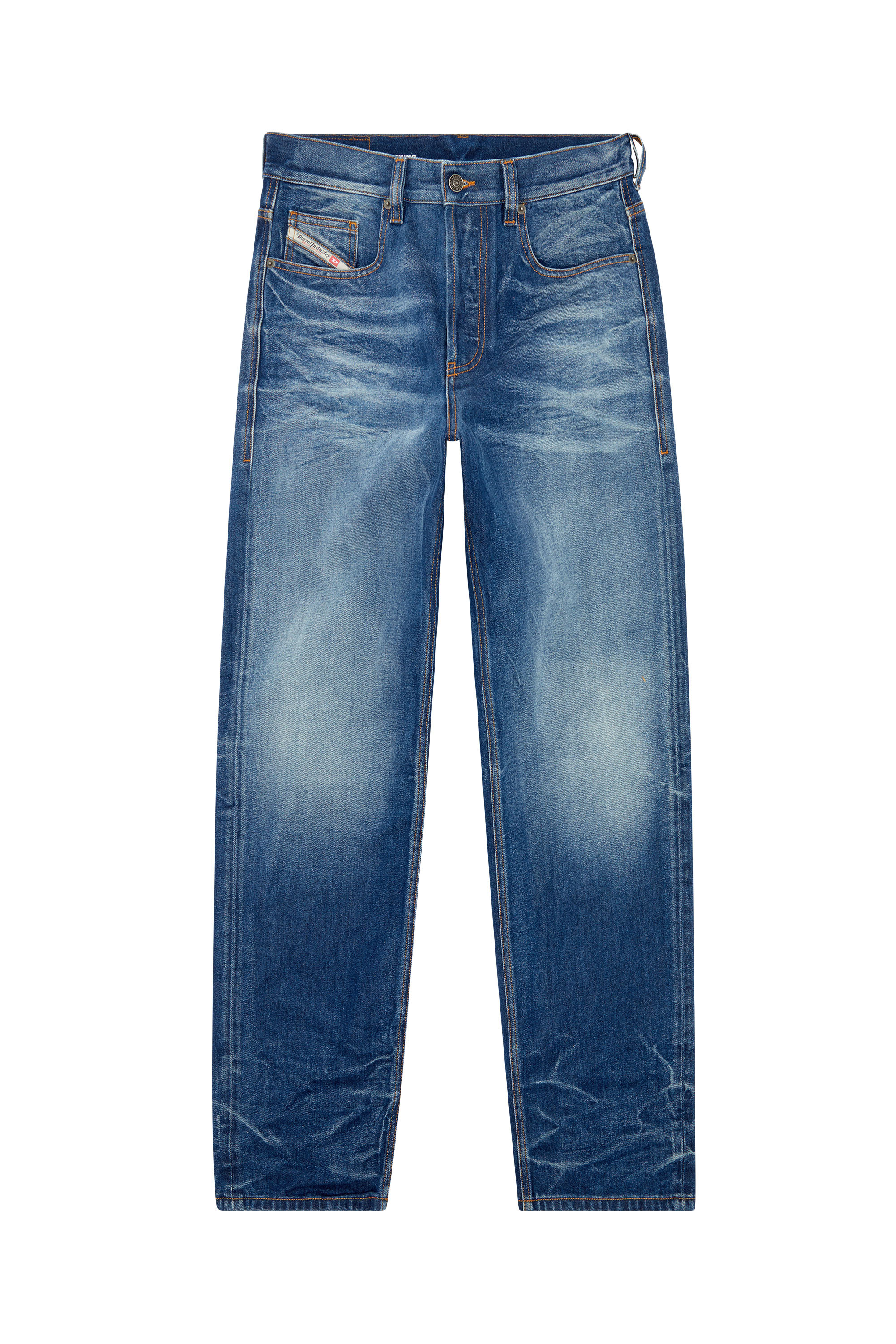 Diesel - Man Straight Jeans 2010 D-Macs 09I46, Medium blue - Image 5