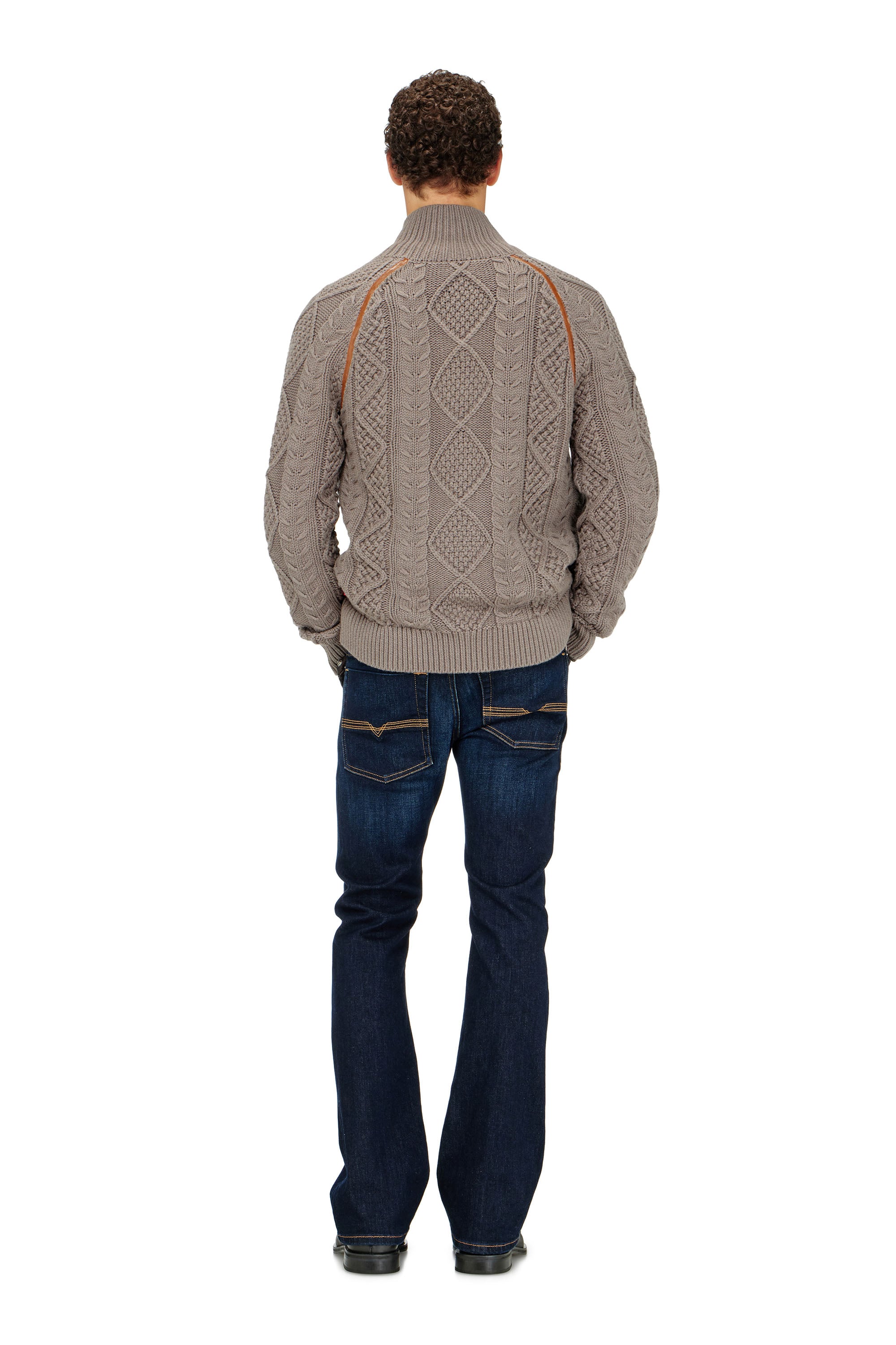 Diesel - Man's Bootcut Jeans 2007 Zatiny 09Q15, Dark Blue - 3