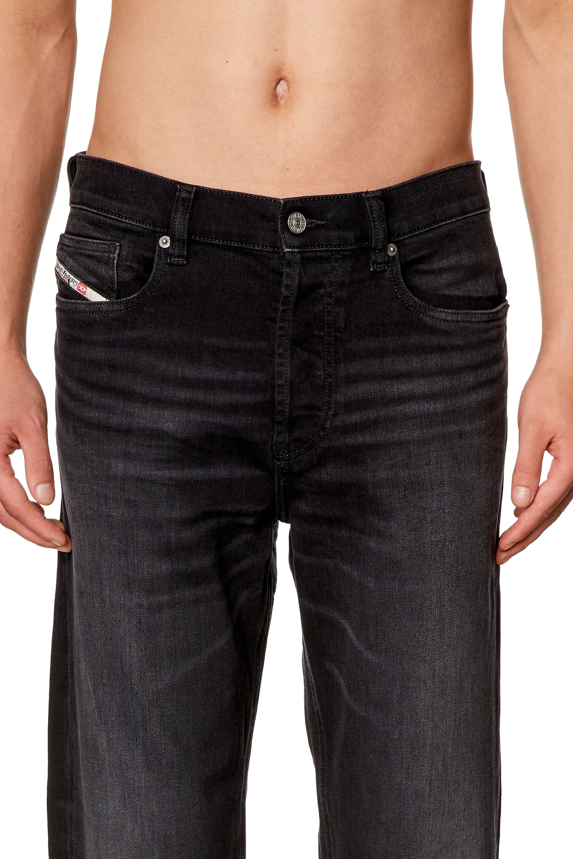 Diesel - Man Straight Jeans 2010 D-Macs 09H32, Black/Dark grey - Image 4