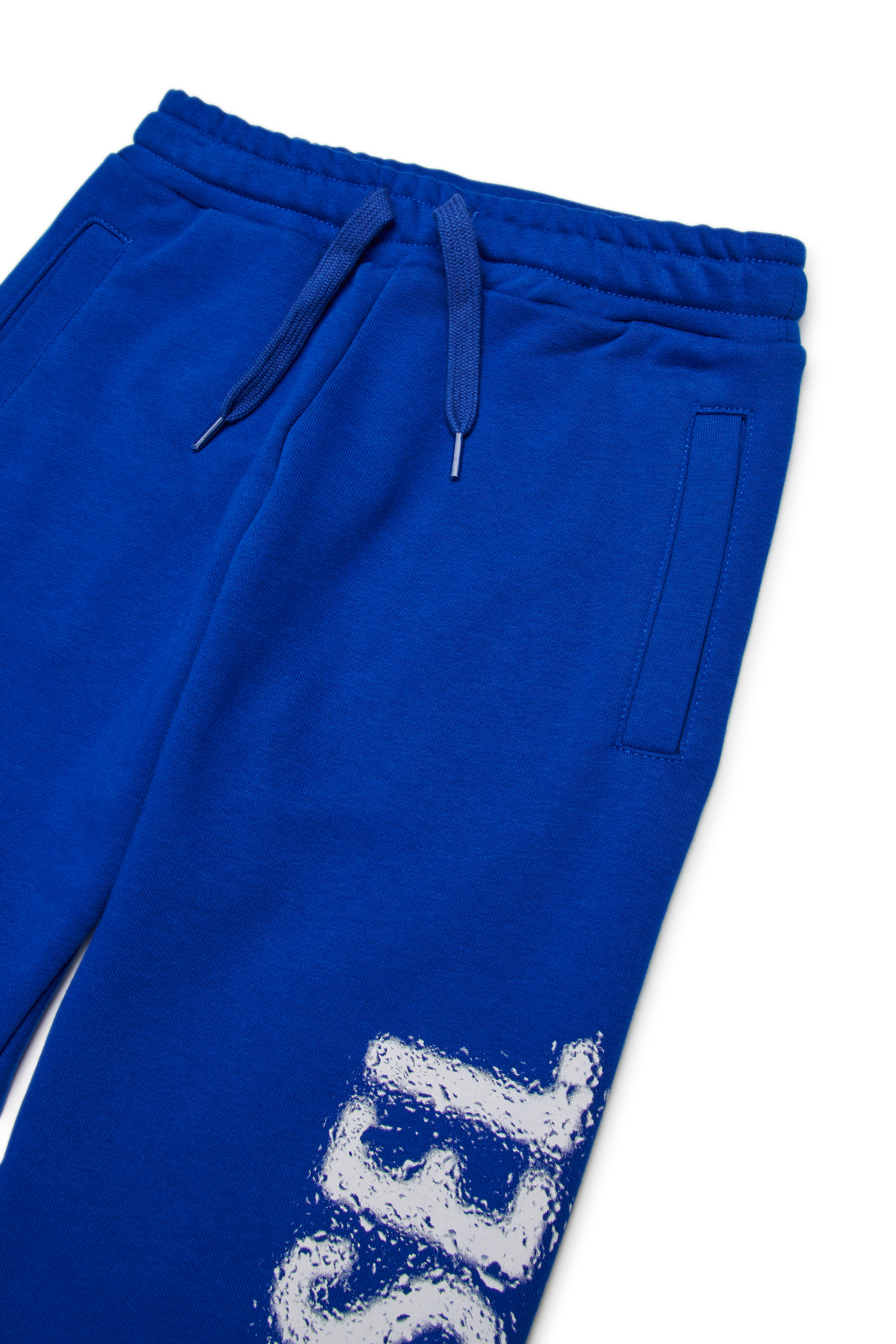Diesel - PANTLI, Man's Cotton sweatpants with drawstring in Blue - 3