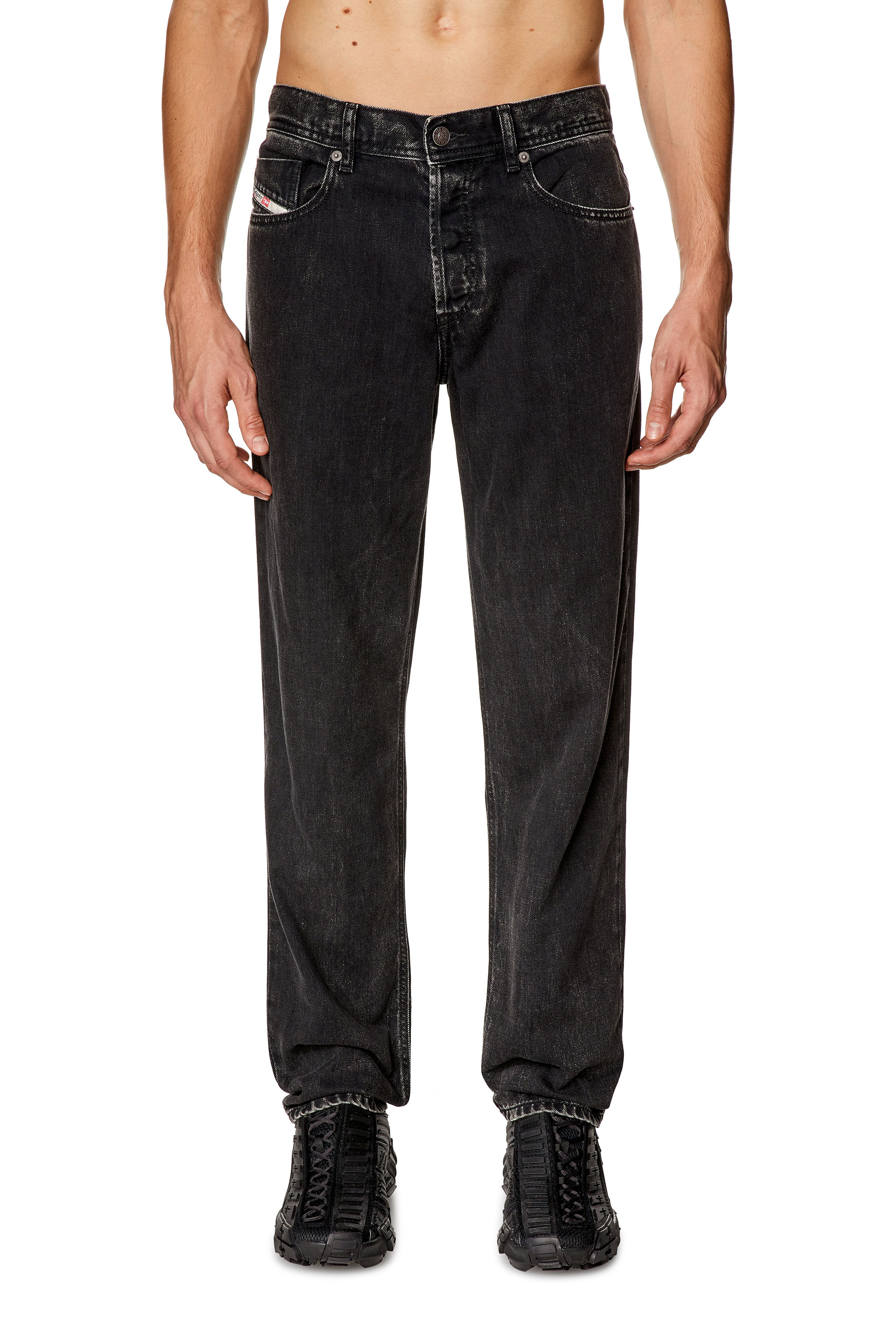 Diesel - Man Tapered Jeans 2023 D-Finitive 068HN, Black/Dark grey - Image 2