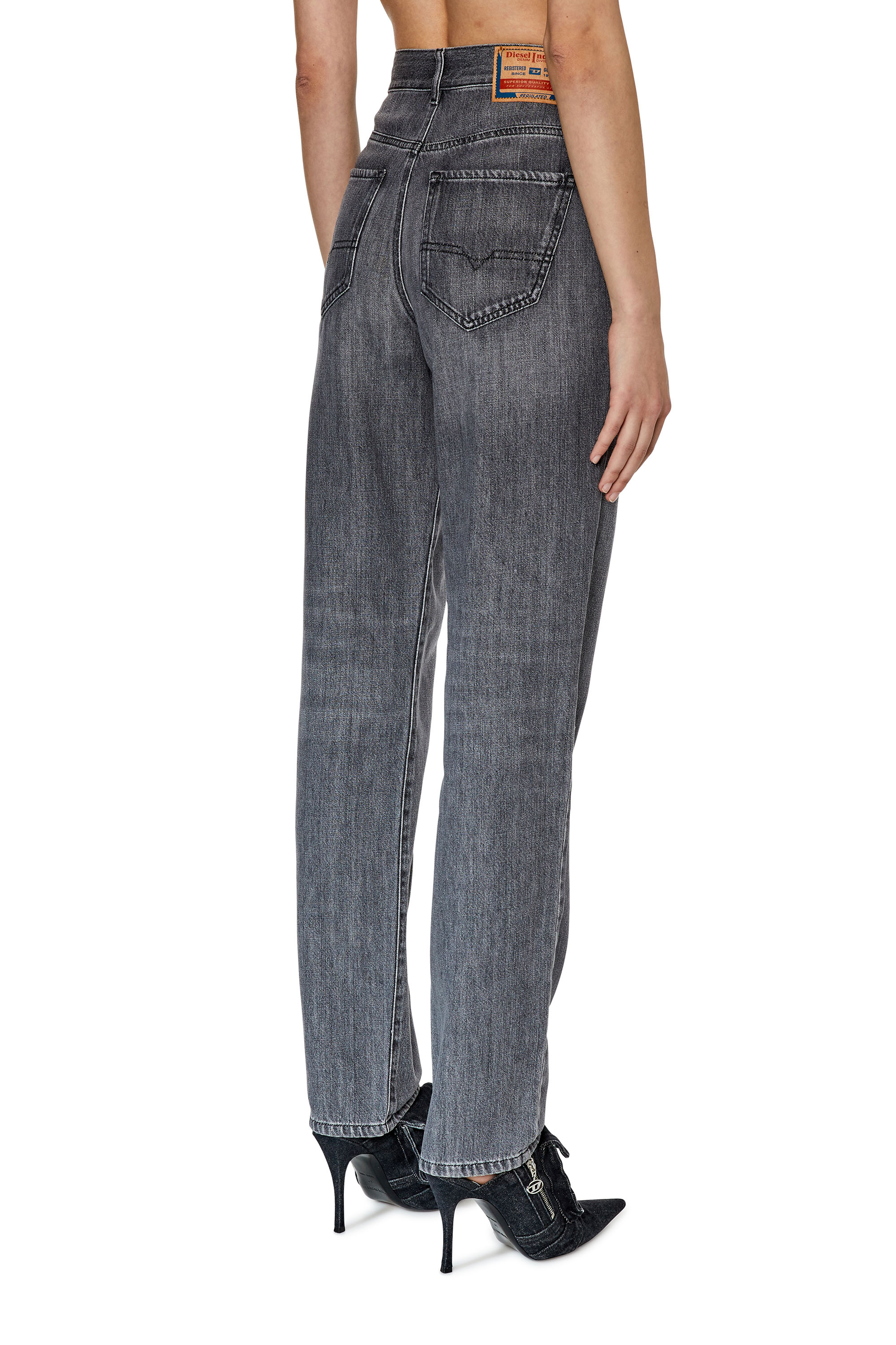 Diesel - Straight Jeans 1956 D-Tulip 068EU, Grey - Image 2