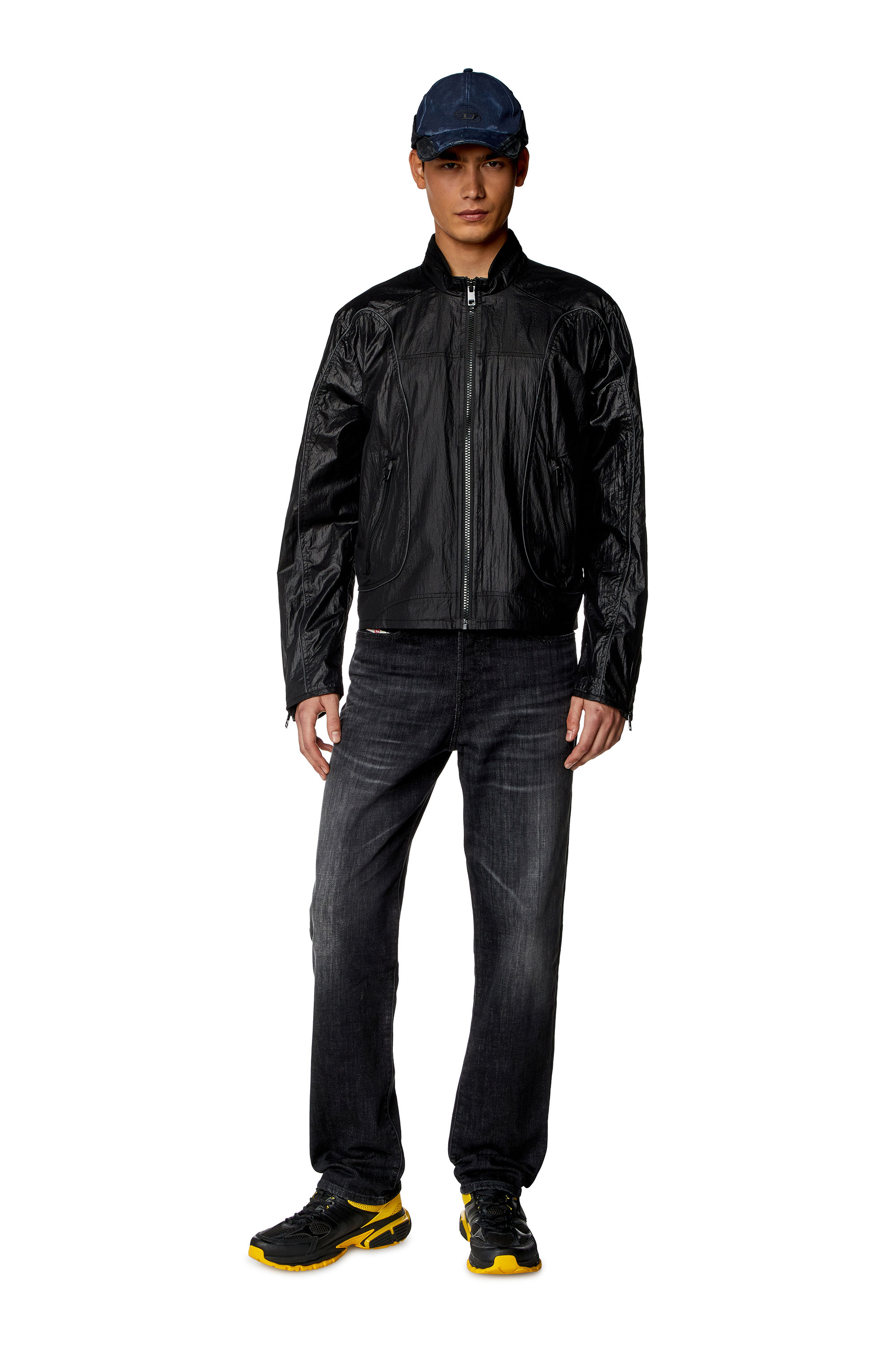 Diesel - Man Straight Jeans 2020 D-Viker 09H34, Black/Dark grey - Image 1