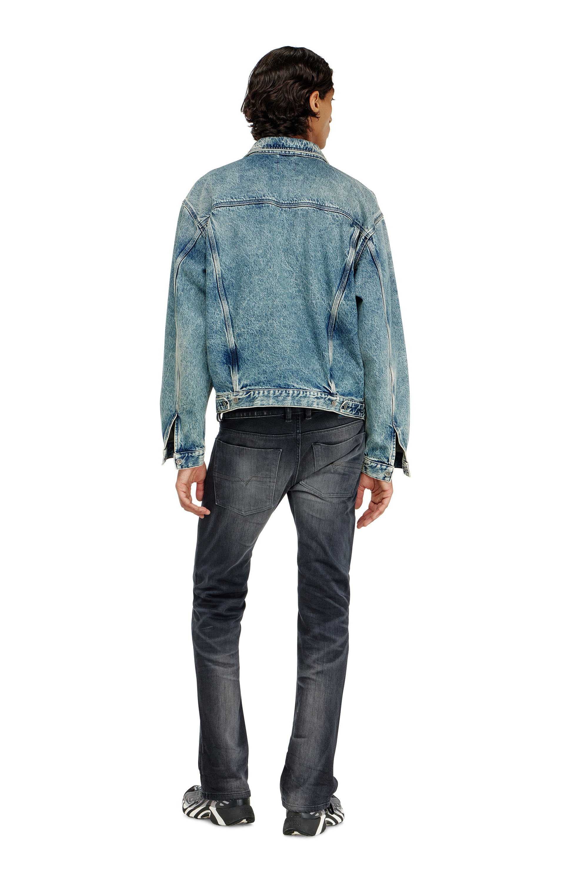 Diesel - Man's Bootcut Jeans 2007 Zatiny 09P38, Black/Dark grey - 3