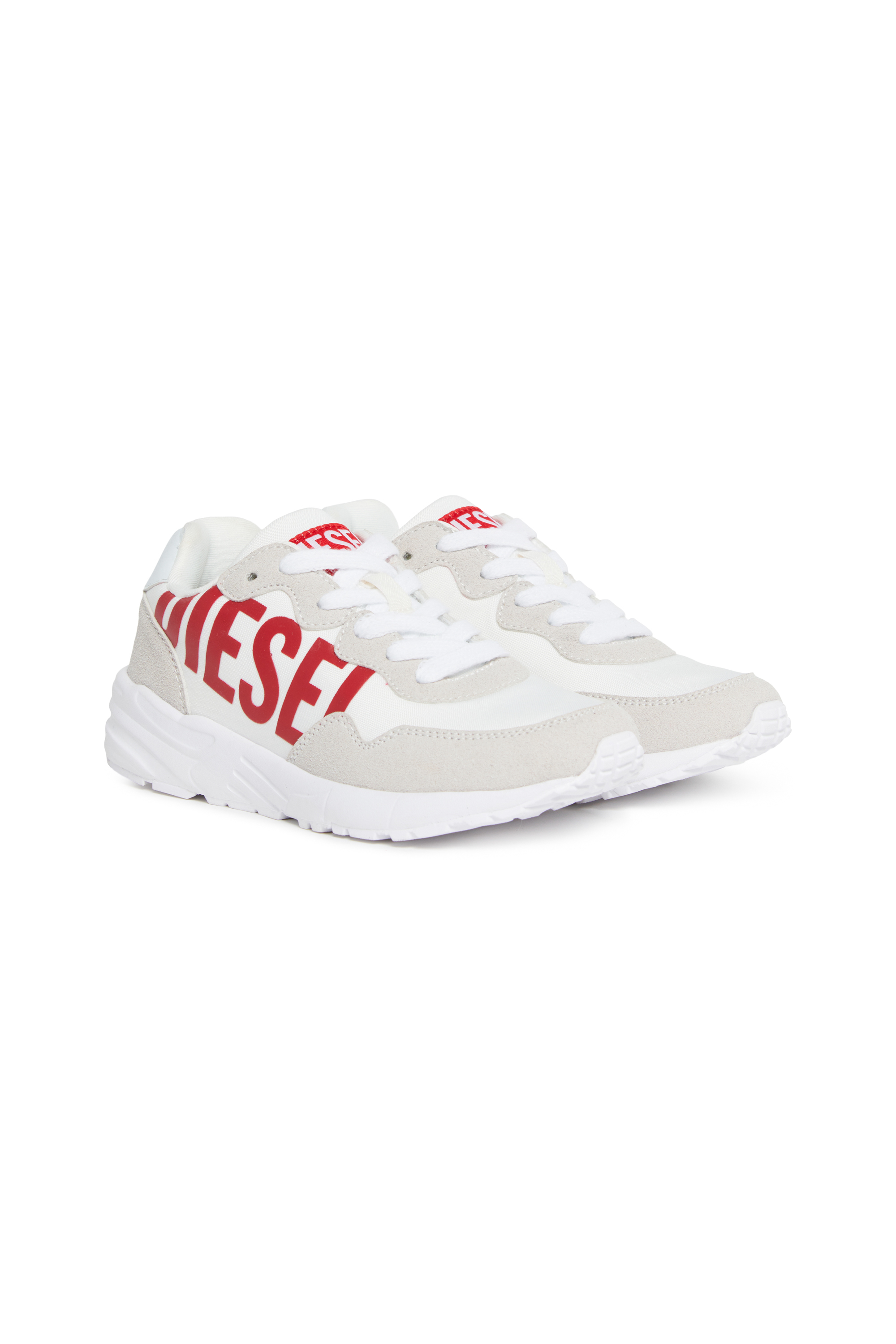 Diesel - S-STAR LIGHT LC, Unisex Nylon sneakers with shiny Diesel print in Multicolor - Image 2