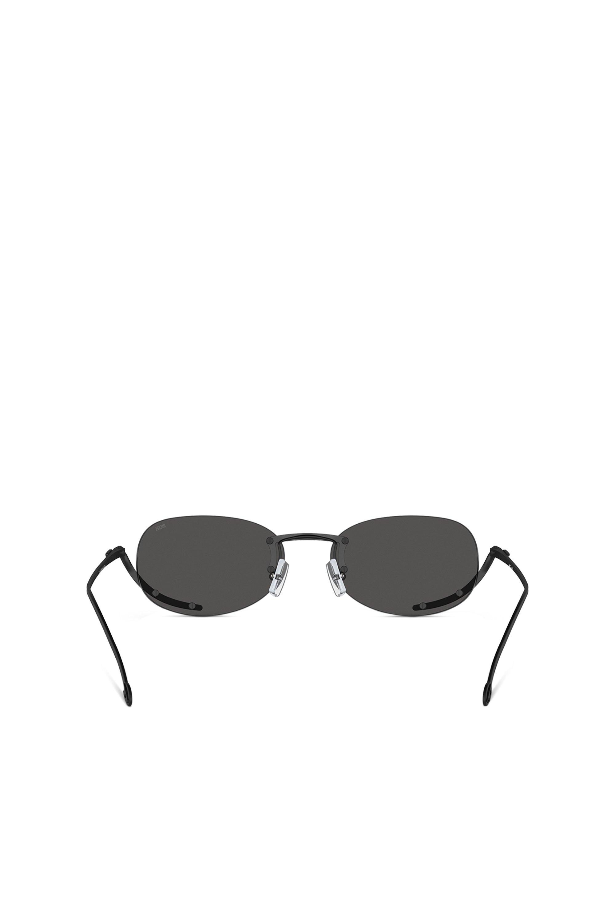 Diesel - 0DL1004, Unisex's Oval sunglasses in Black - 3